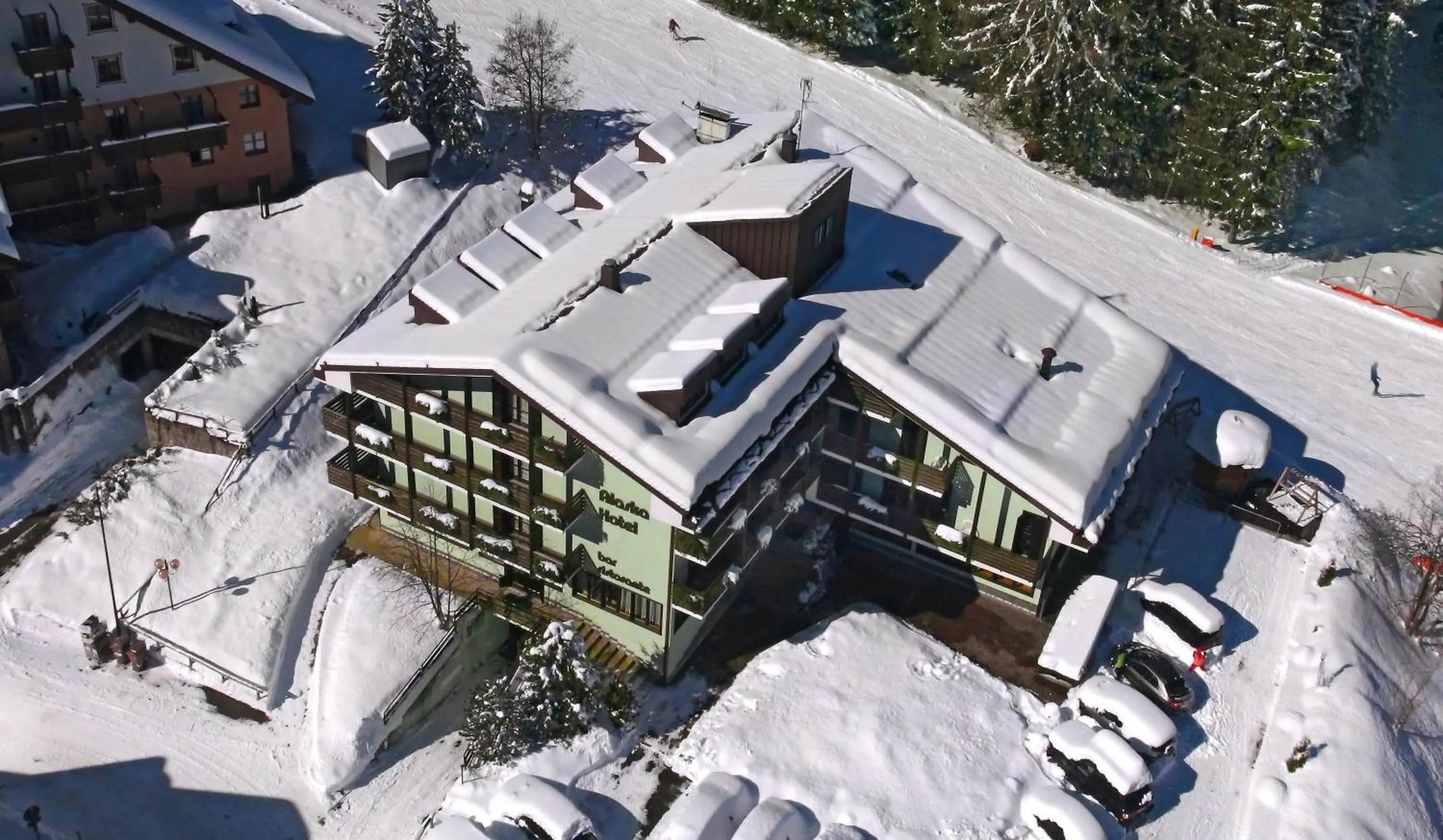 Bird's eye view in Hotel Alaska