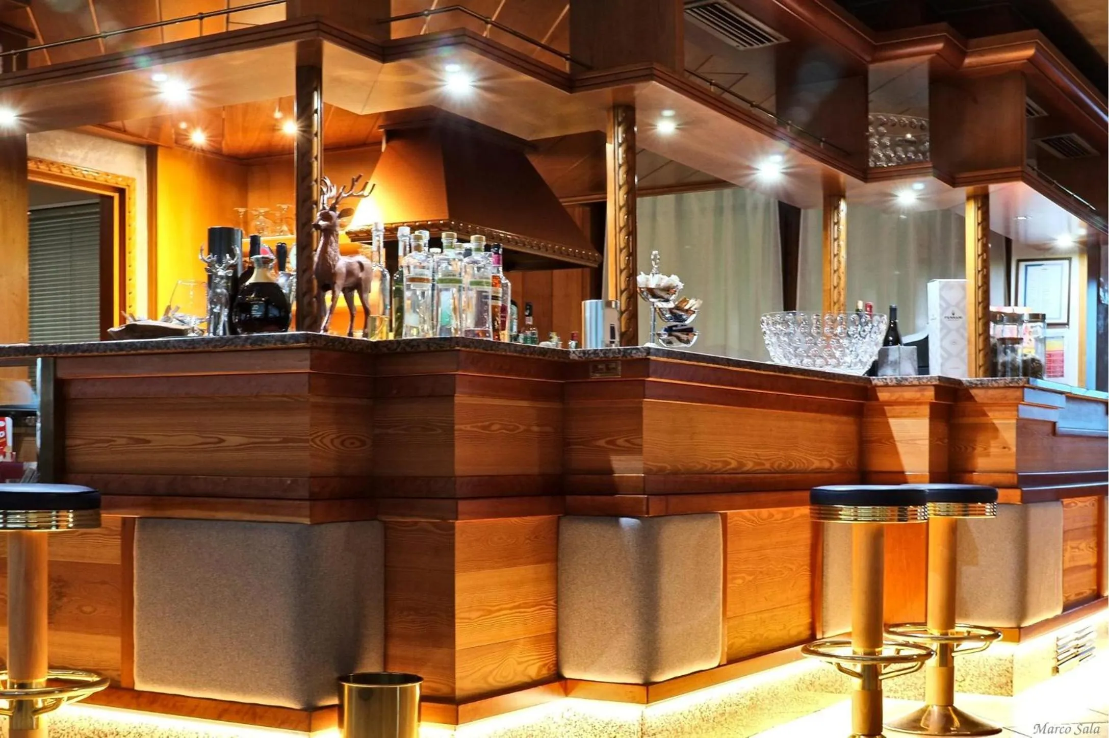 Lounge or bar in Hotel Caminetto