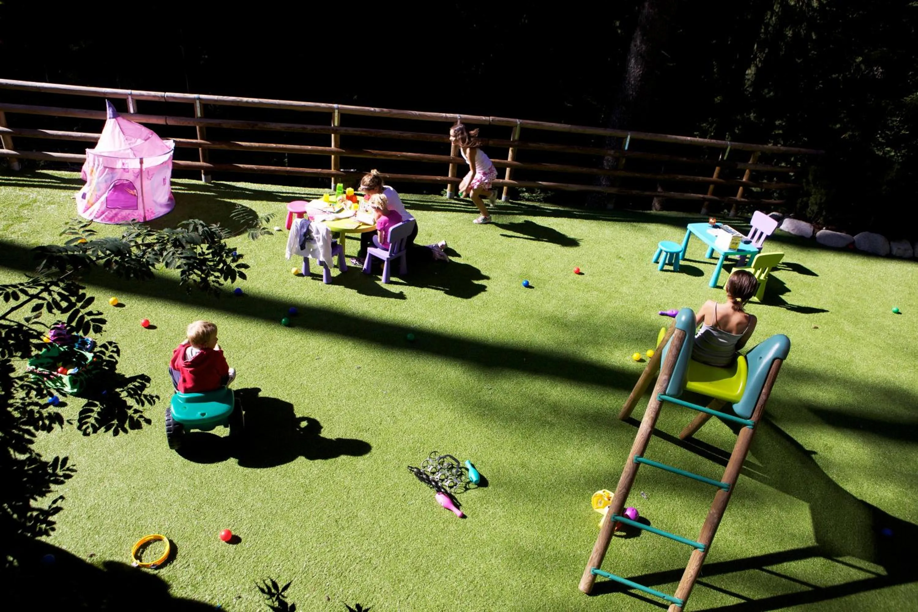 Children play ground in Hotel Caminetto