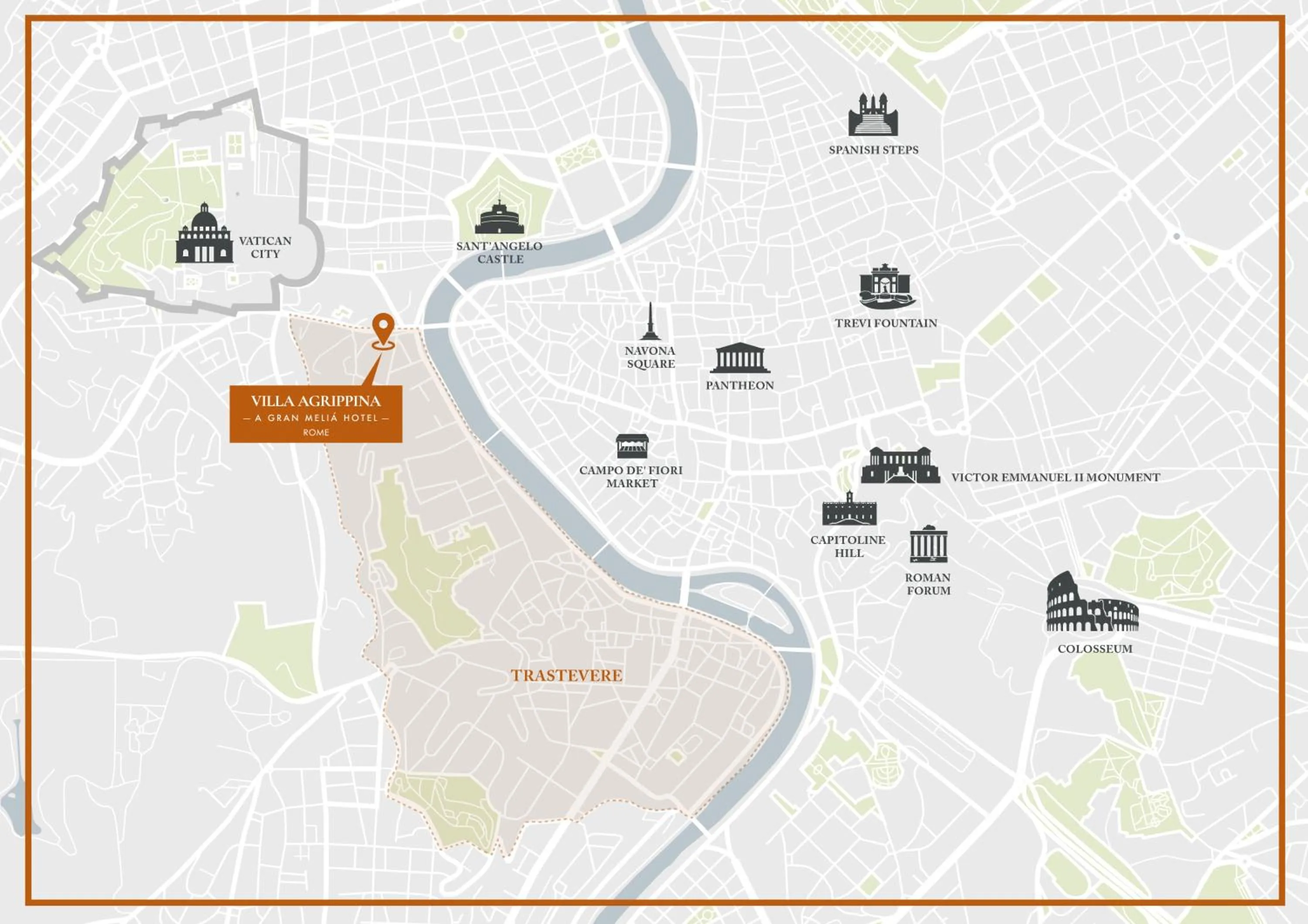 Property building in Villa Agrippina Gran Meliá – The Leading Hotels of the World