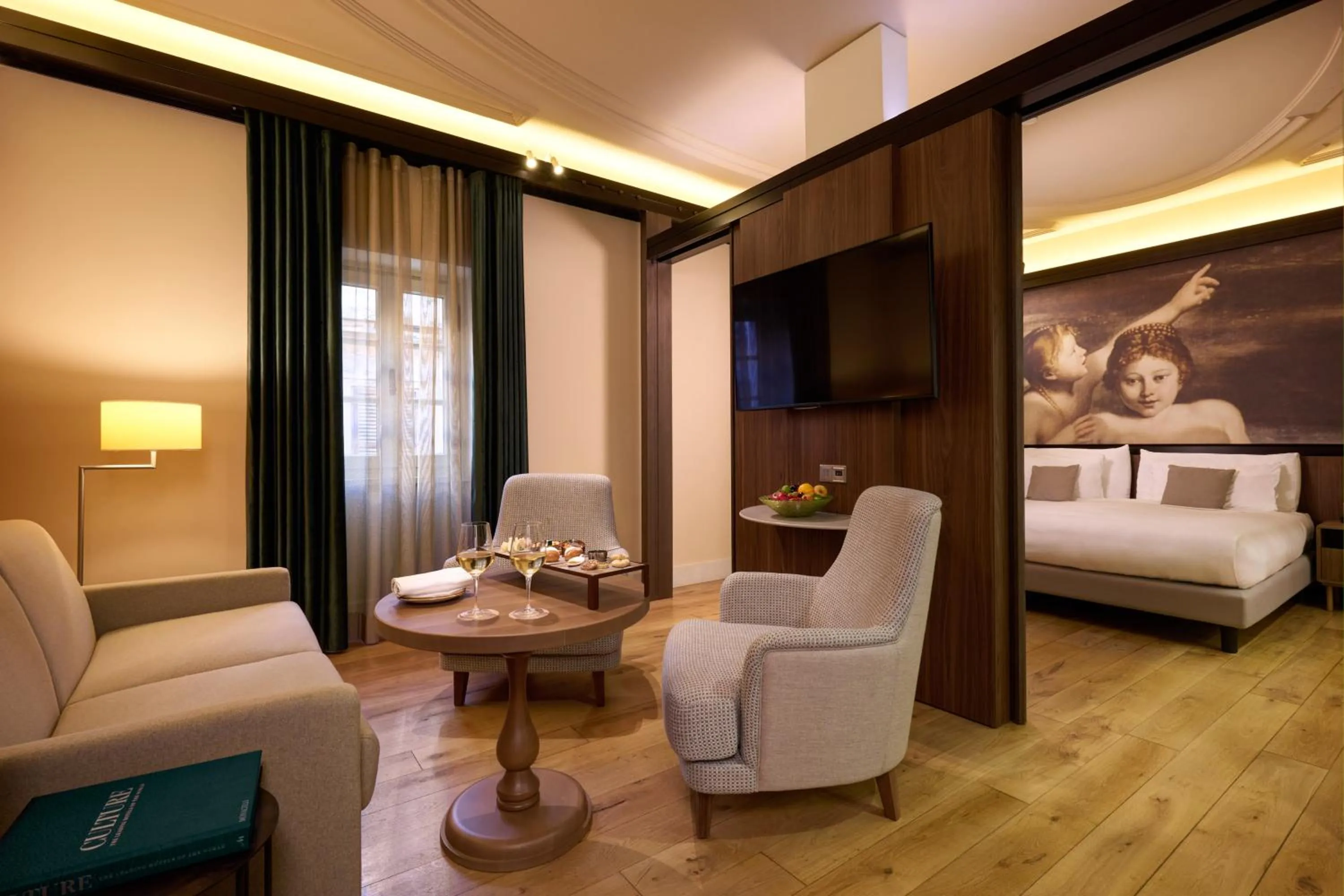 Bed in Villa Agrippina Gran Meliá – The Leading Hotels of the World