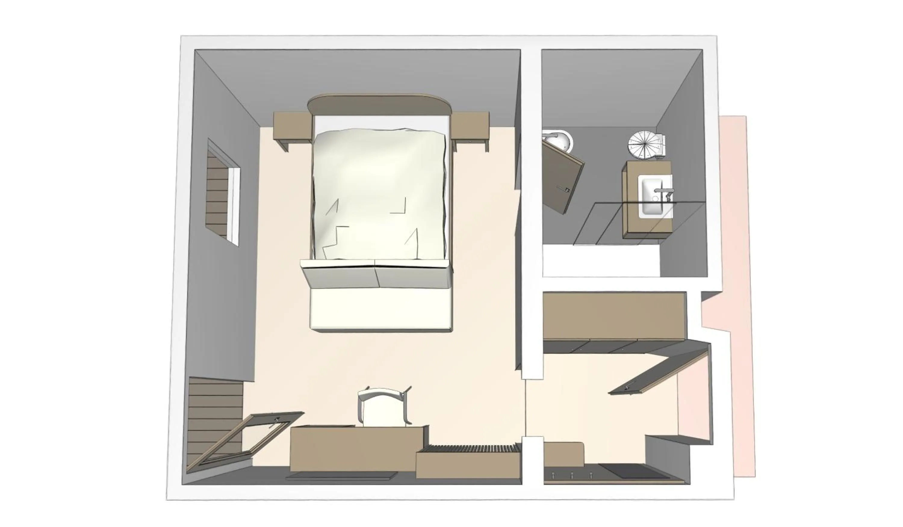 Photo of the whole room in Hotel Goldene Rose