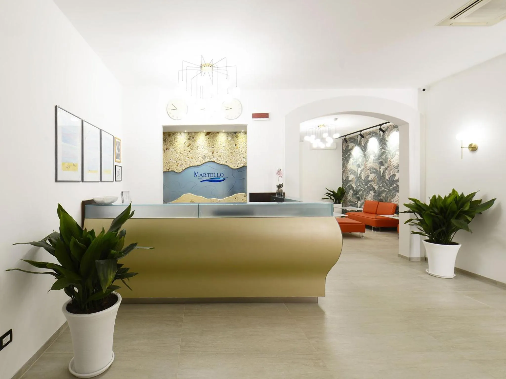 Communal lounge/ TV room in Best Western Hotel Martello