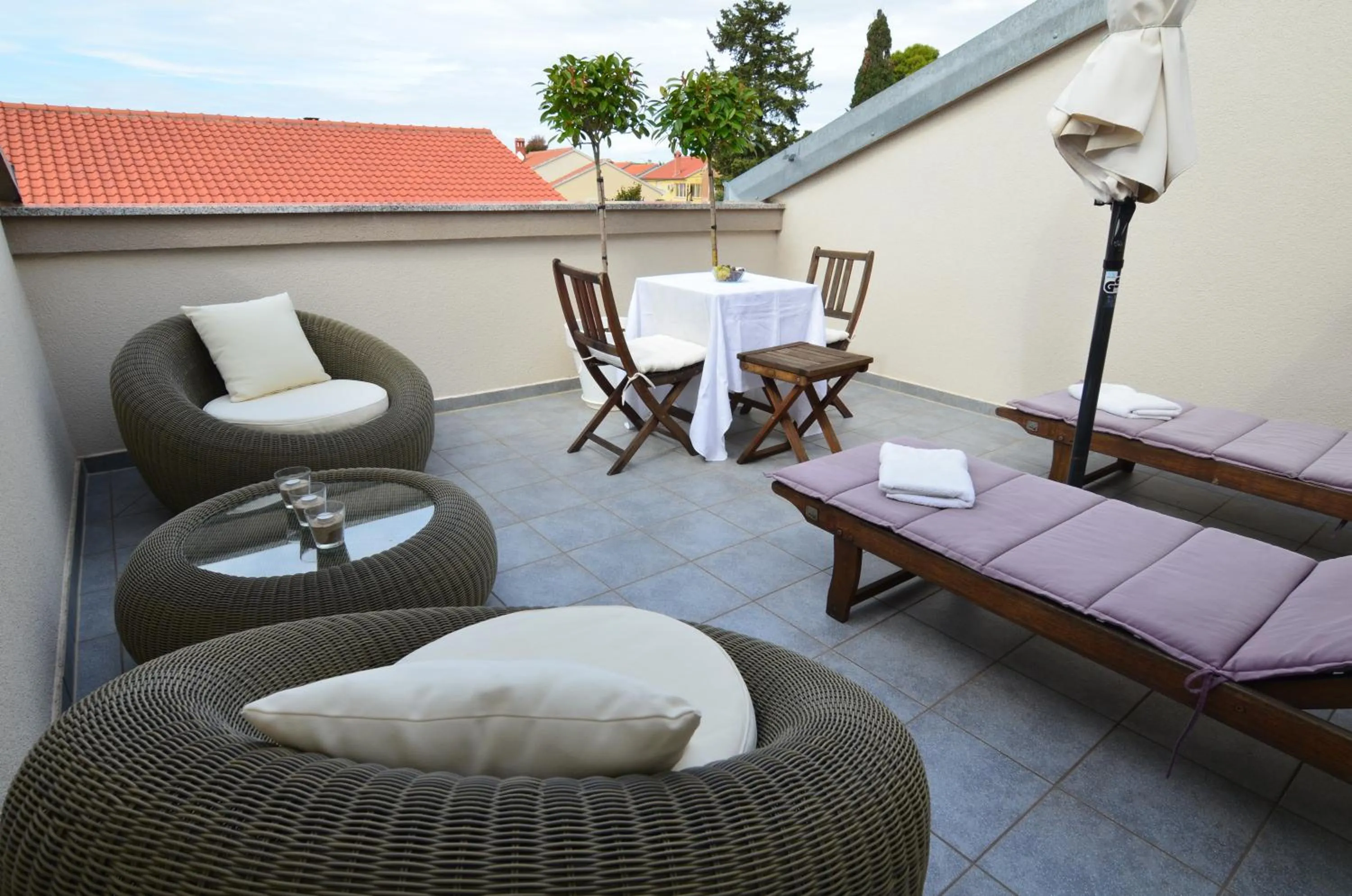 Balcony/Terrace in Villa Diana Zadar