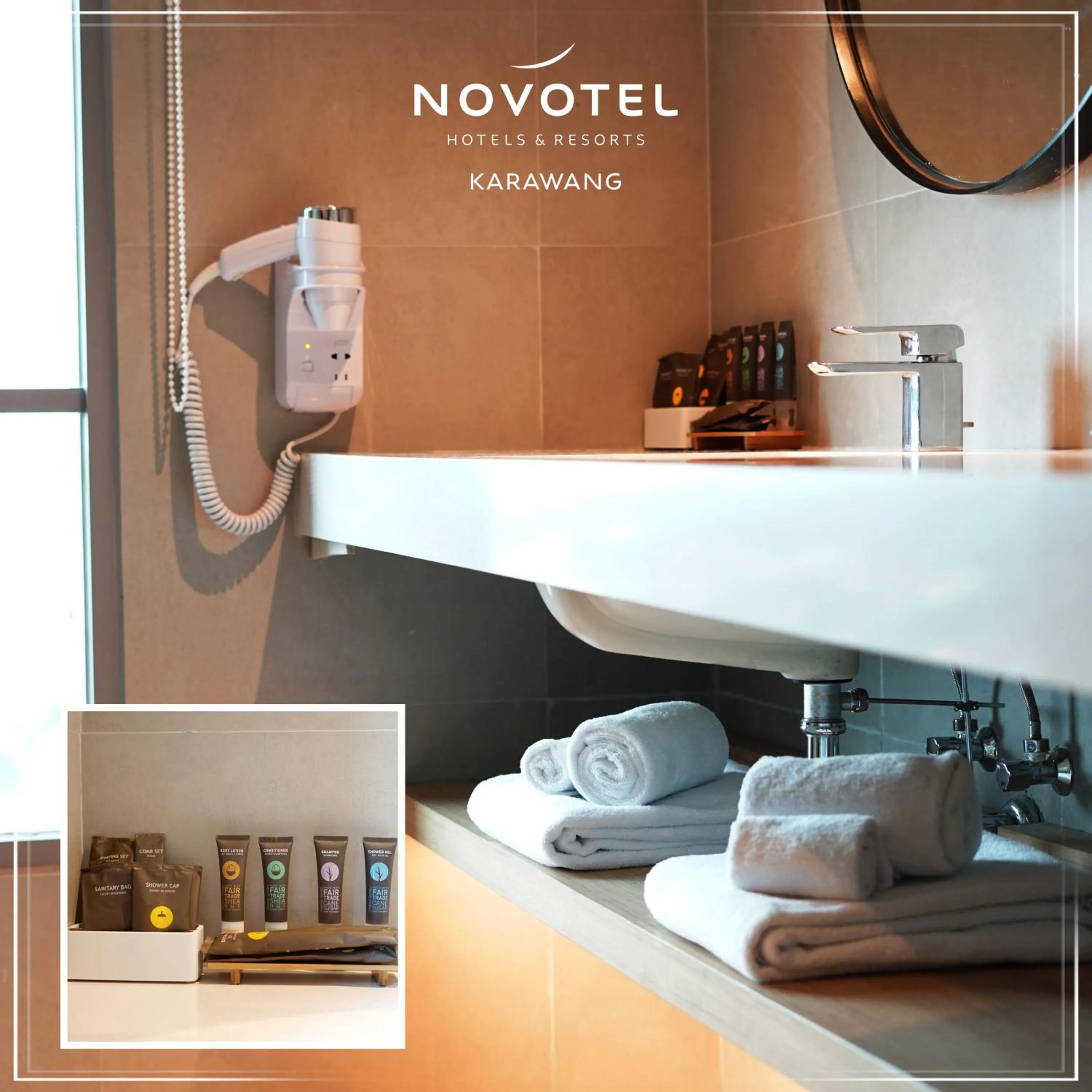 Bathroom in Novotel Karawang