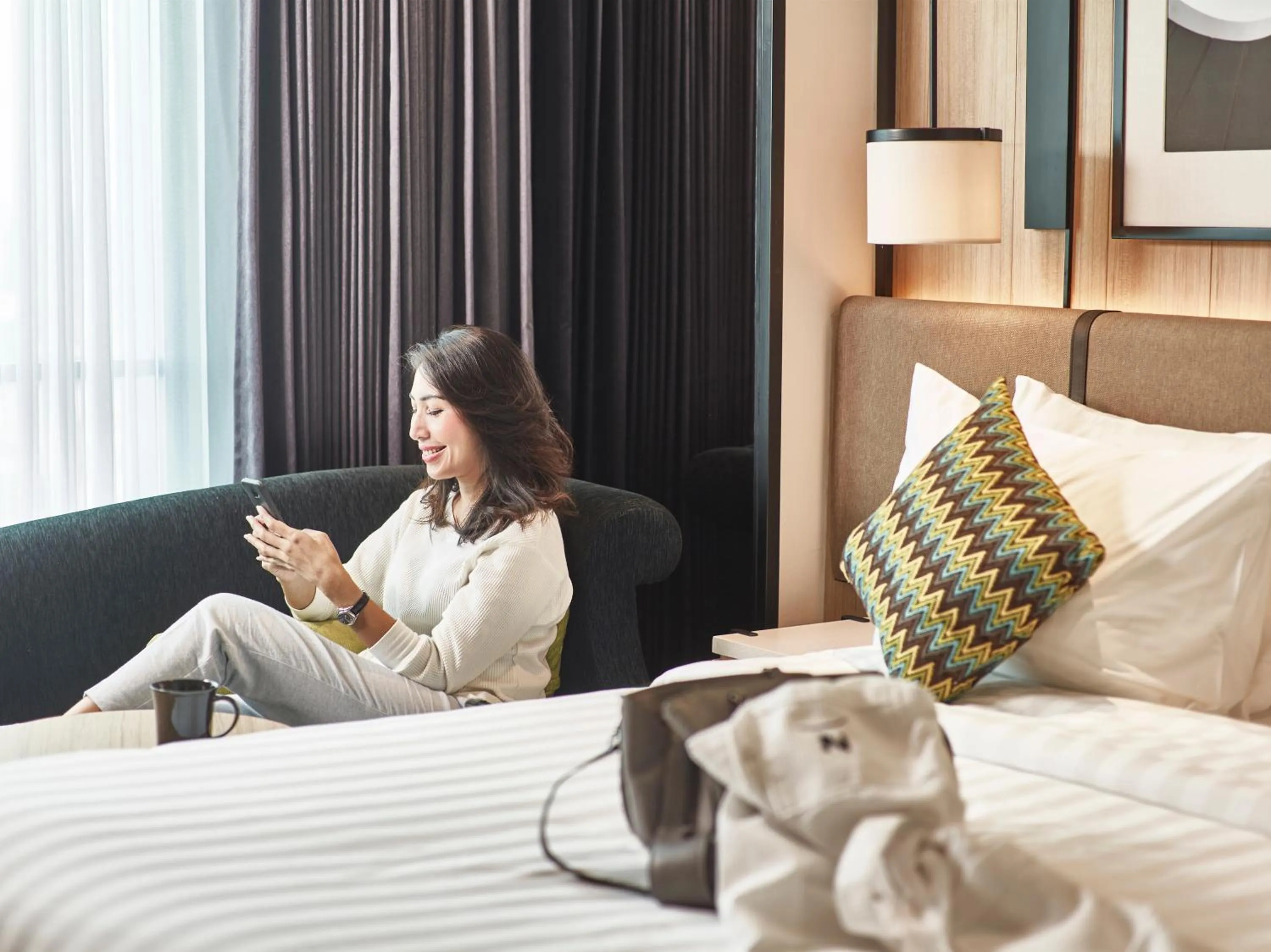 Family, Bed in Novotel Karawang