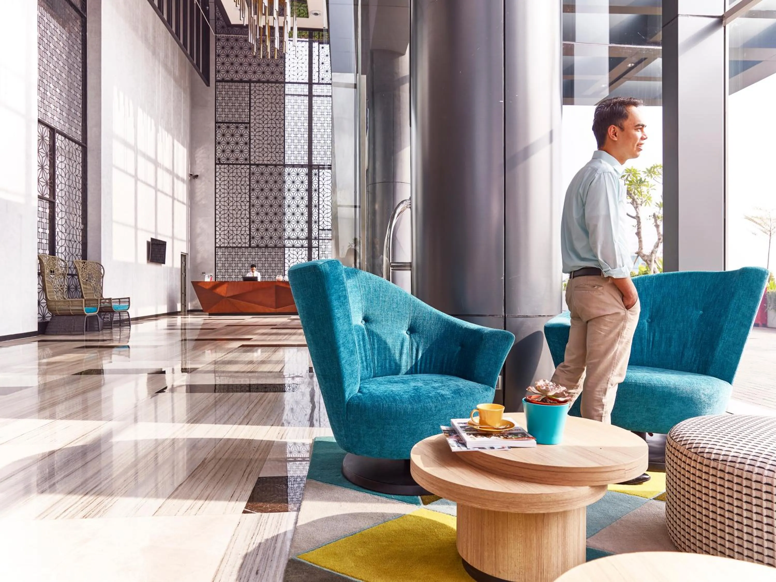 Lobby or reception in Novotel Karawang