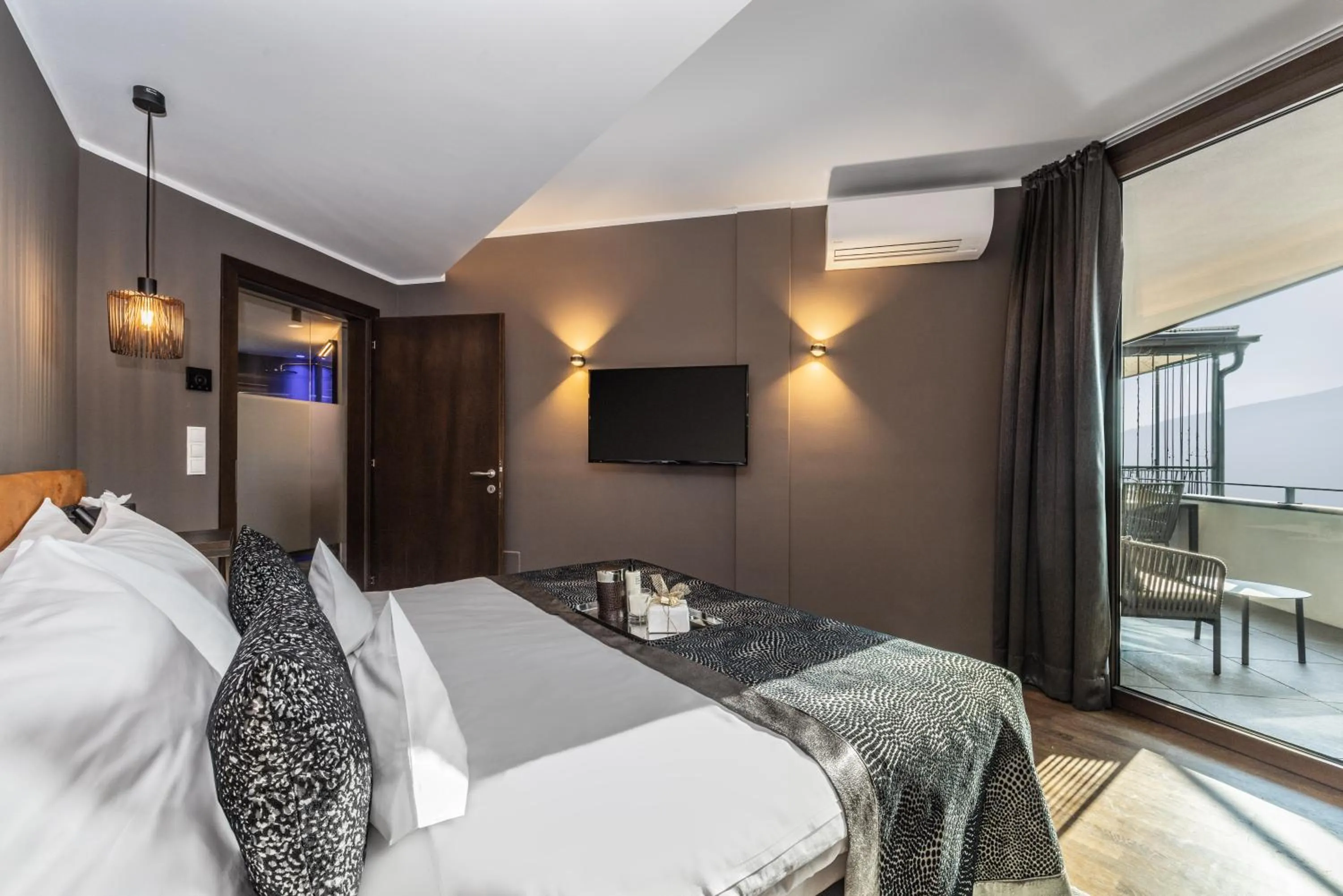 Bed in Hotel Der Weinmesser