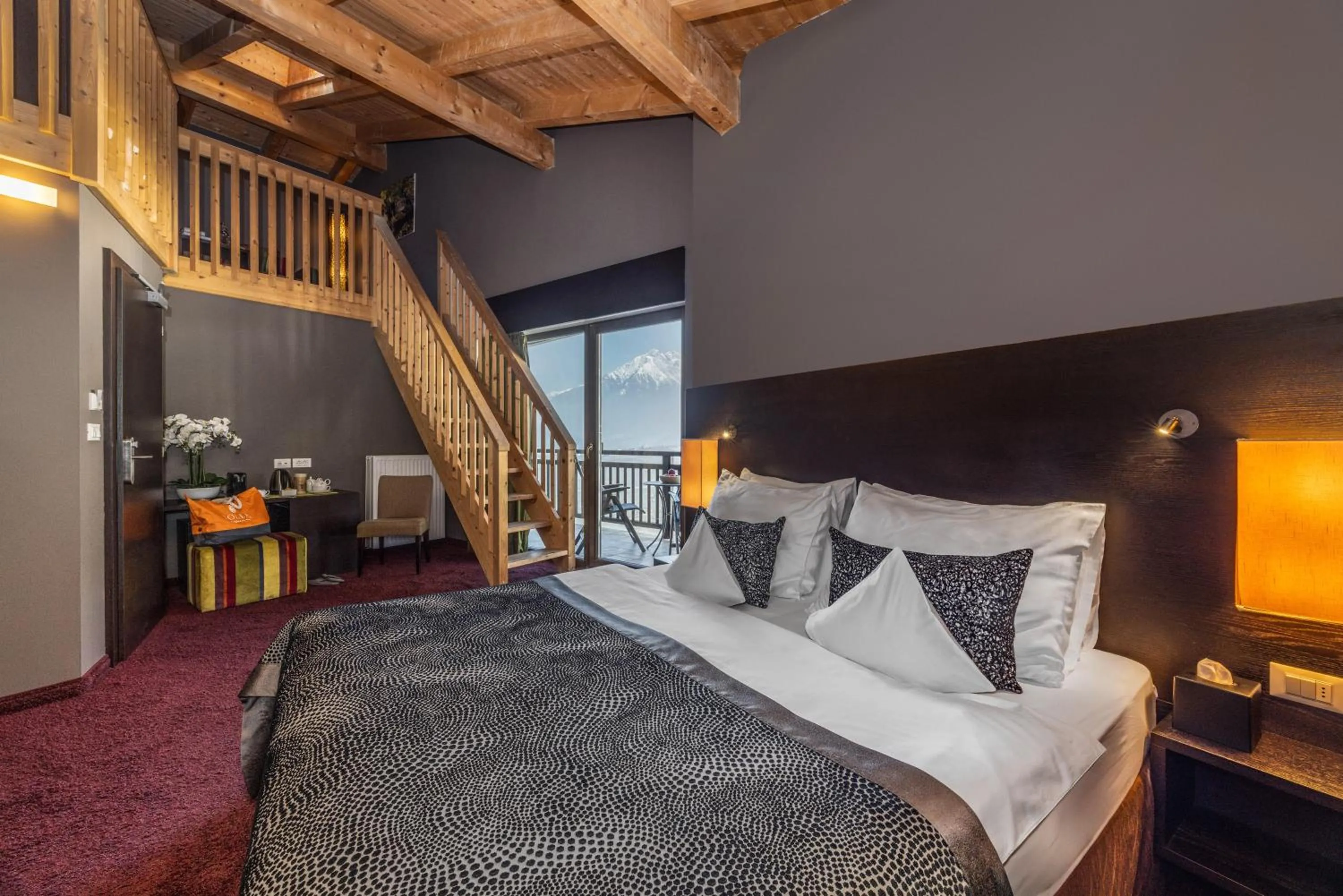 Bed in Hotel Der Weinmesser