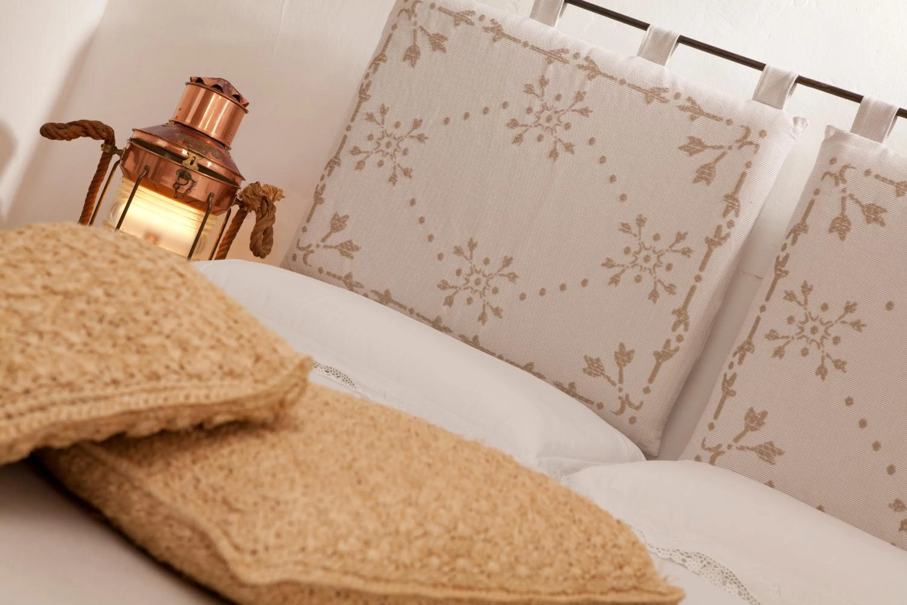 Decorative detail, Bed in Punta Falcone Resort