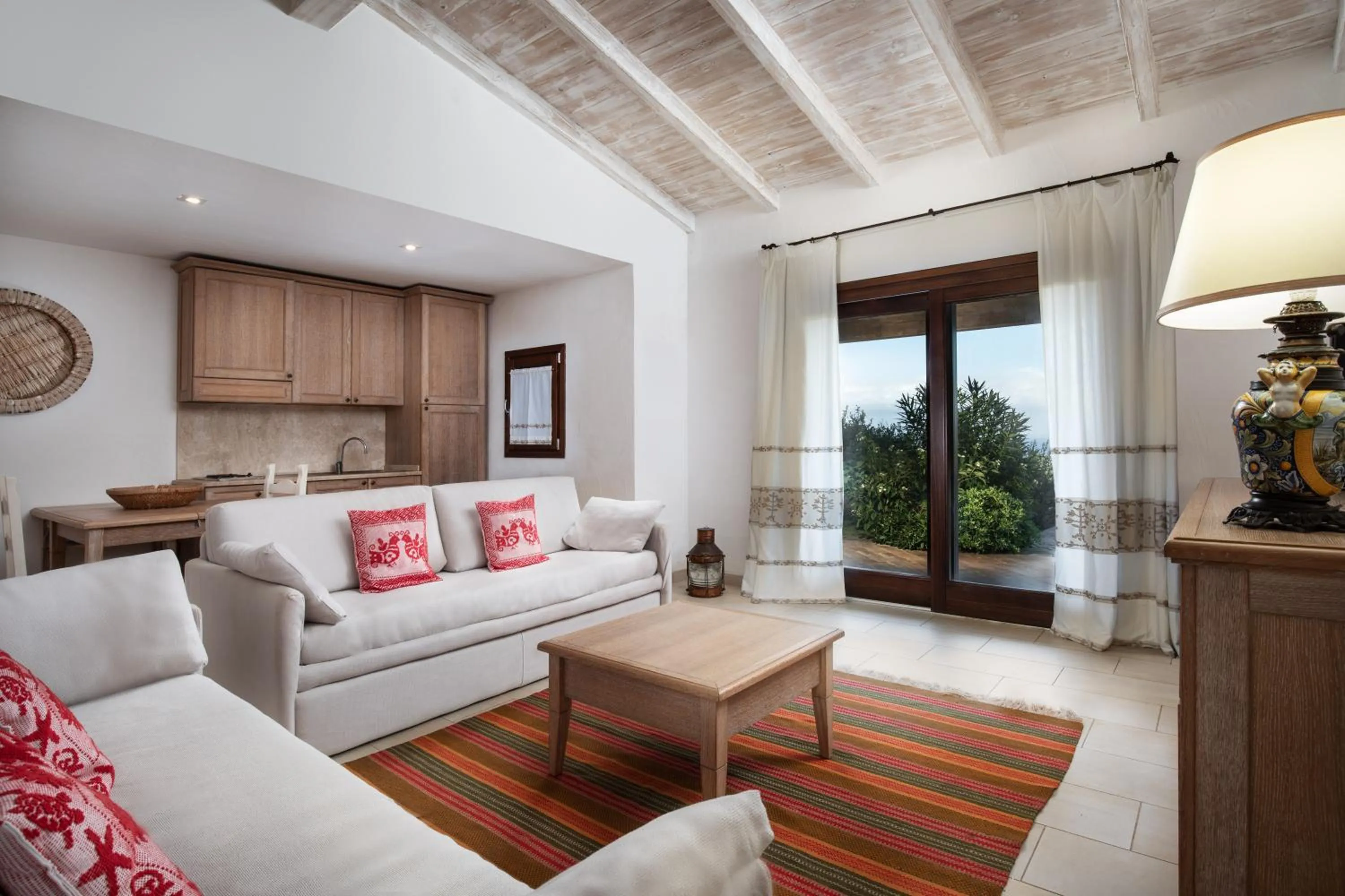 Kitchen or kitchenette in Punta Falcone Resort