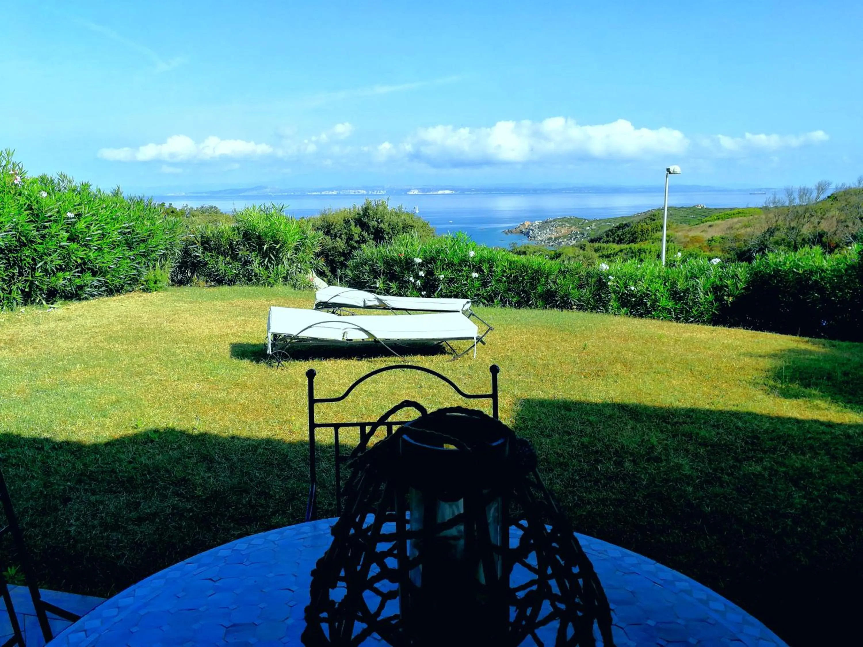 Patio in Punta Falcone Resort