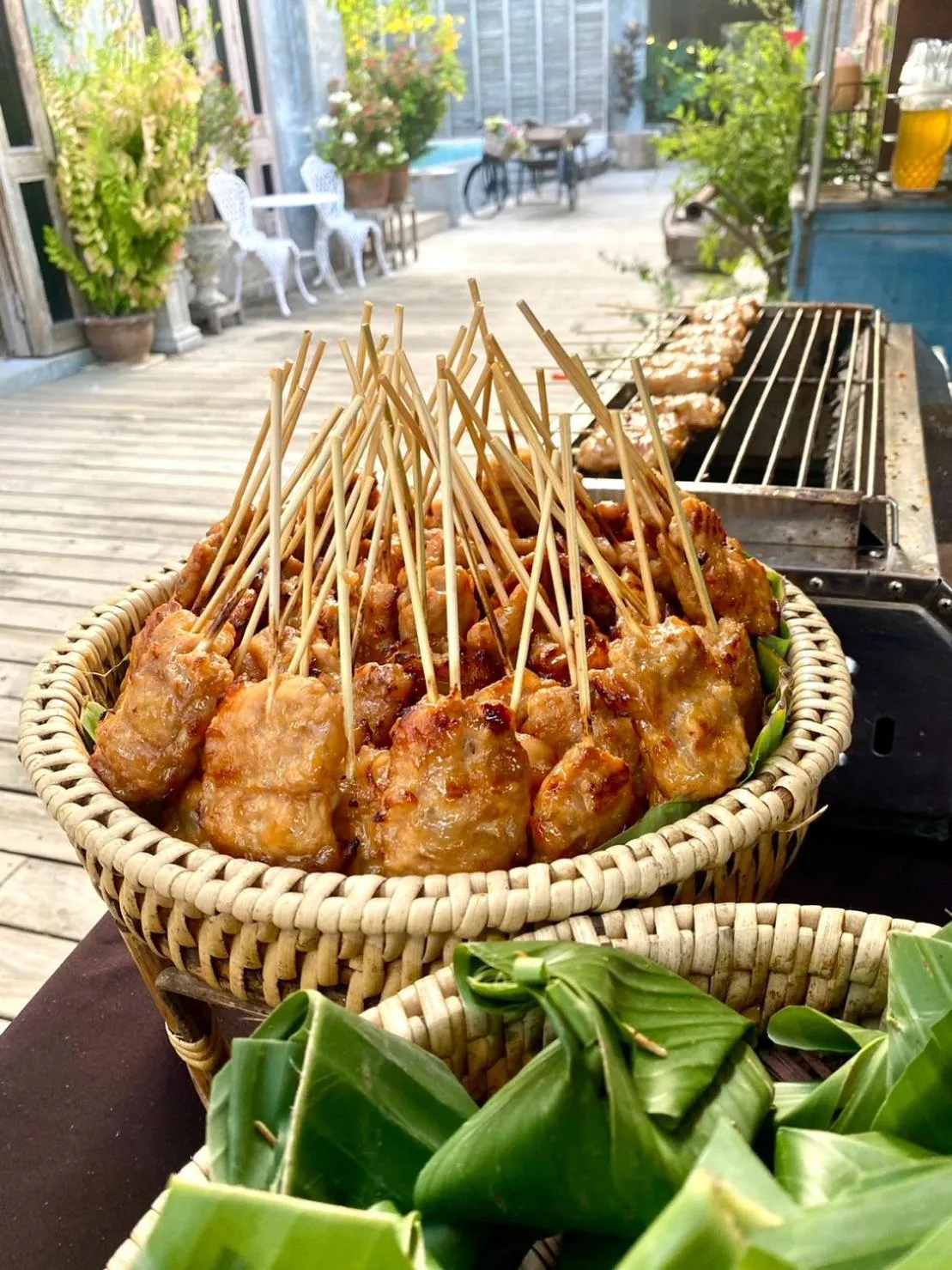 Breakfast in House Of Passion Amphawa