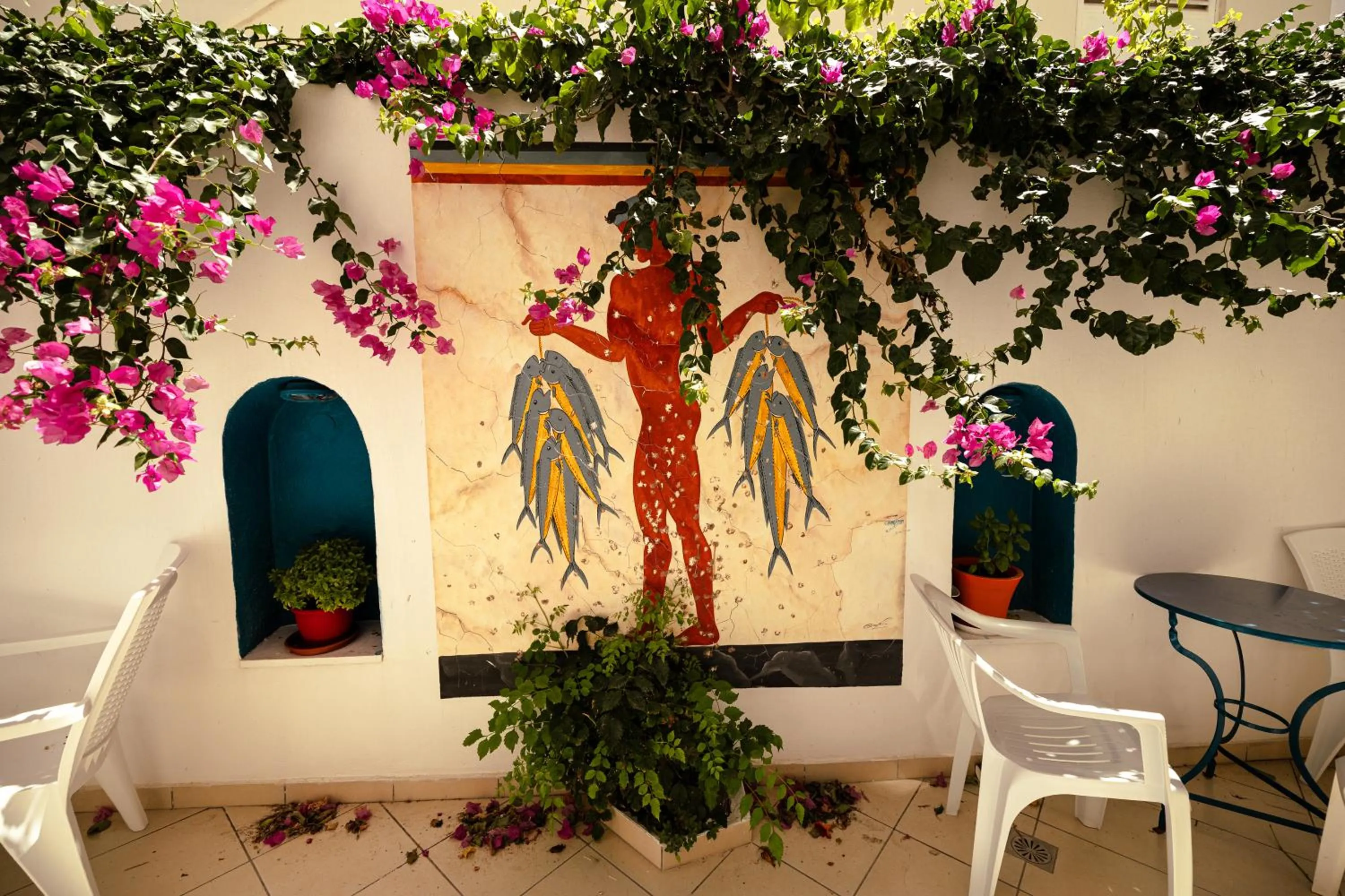 Garden in Pension Ptolemeos