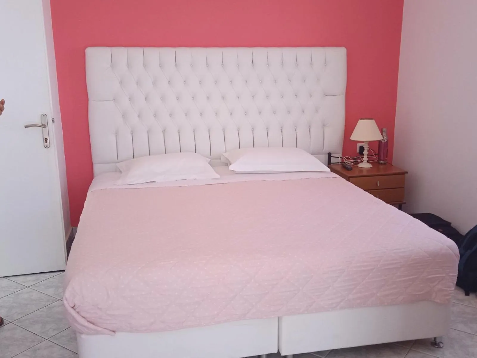 Bed in Pension Ptolemeos