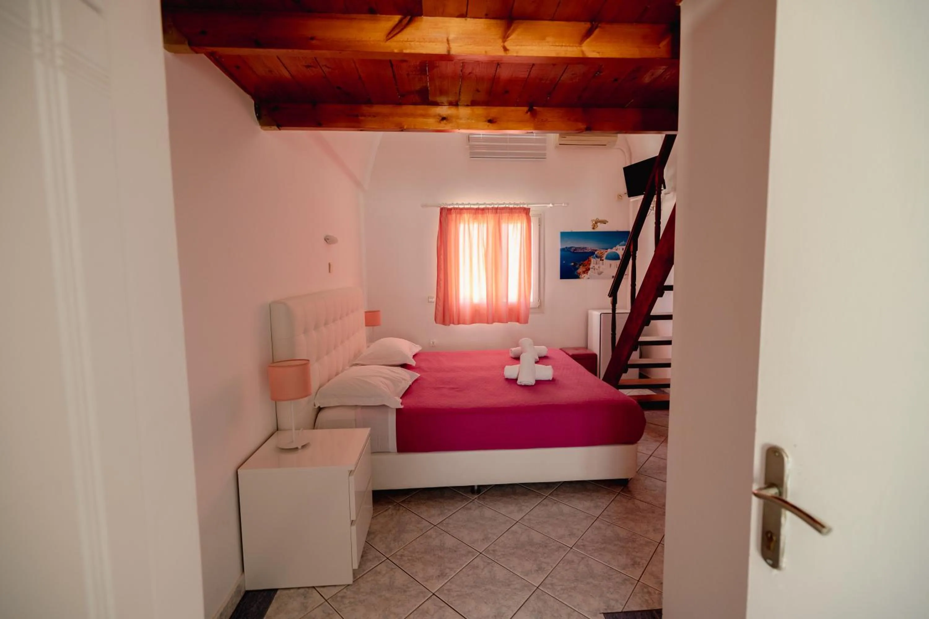 Bed in Pension Ptolemeos