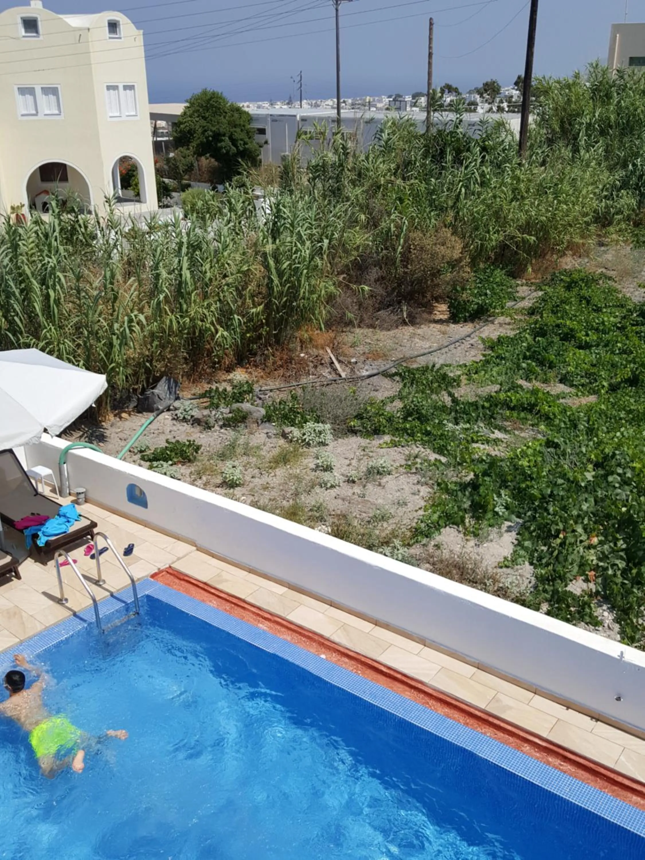 Swimming pool in Pension Ptolemeos