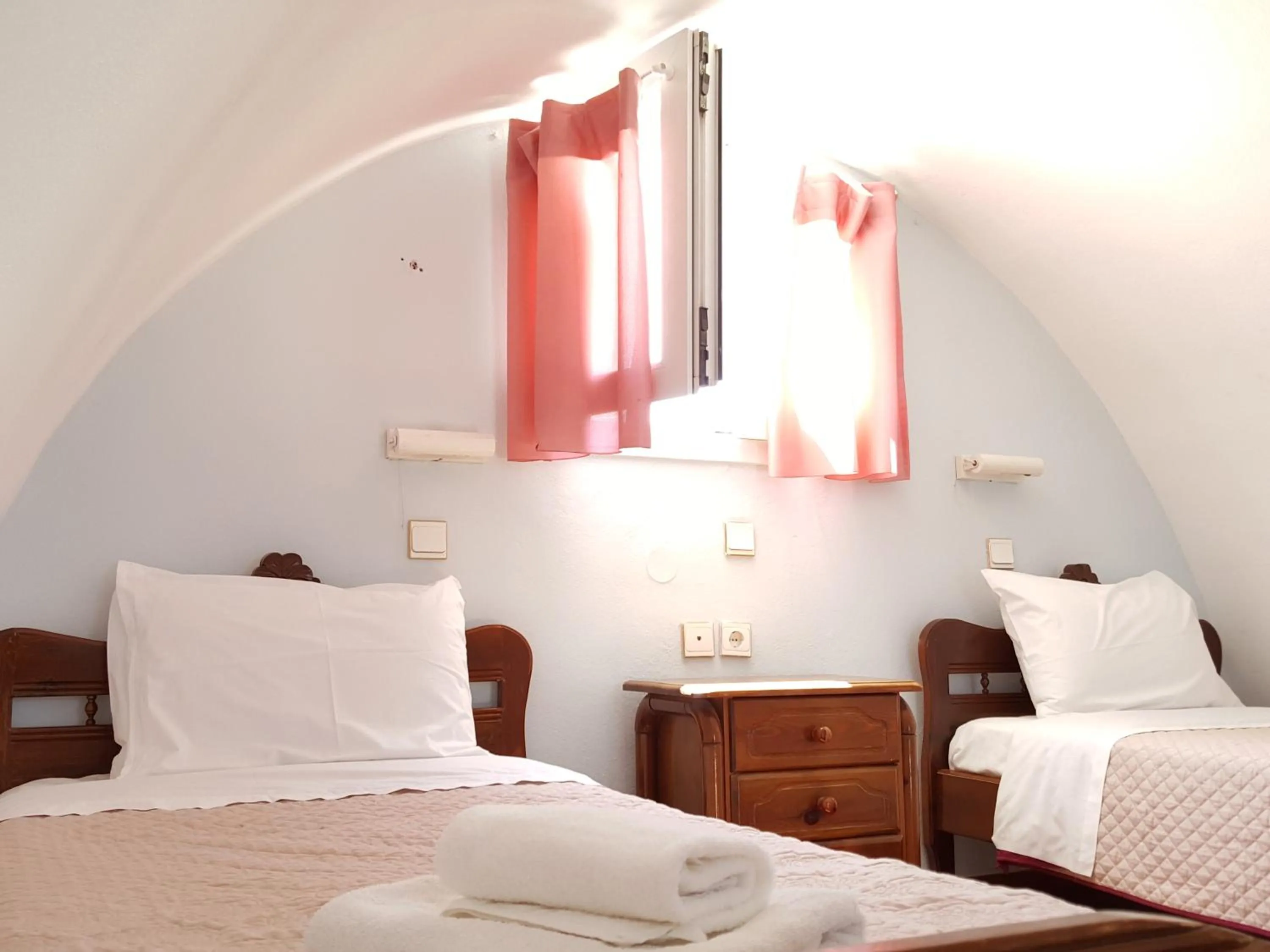 Bed in Pension Ptolemeos