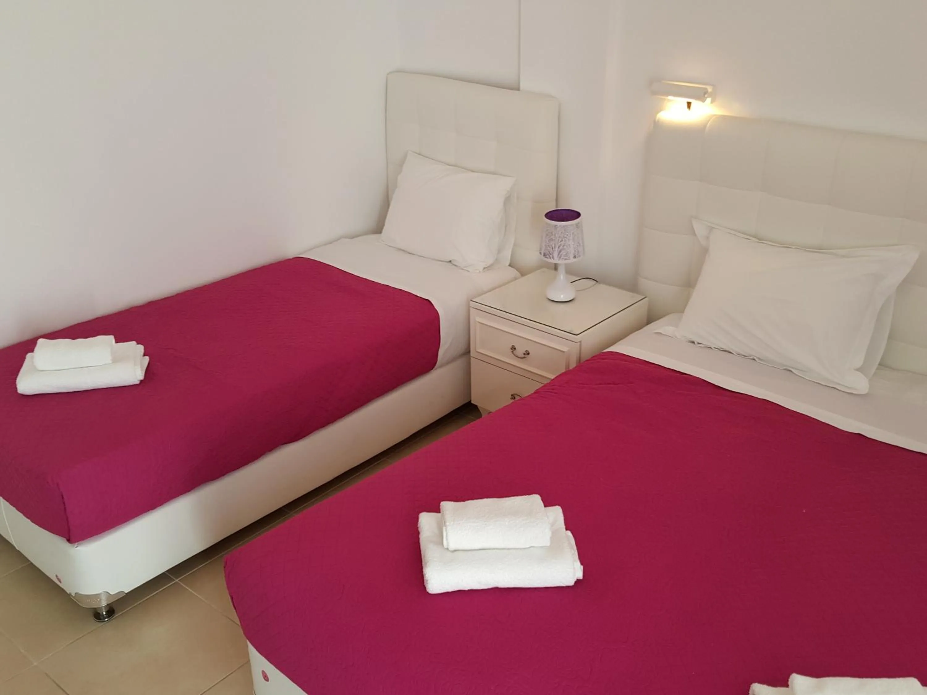 Bed in Pension Ptolemeos