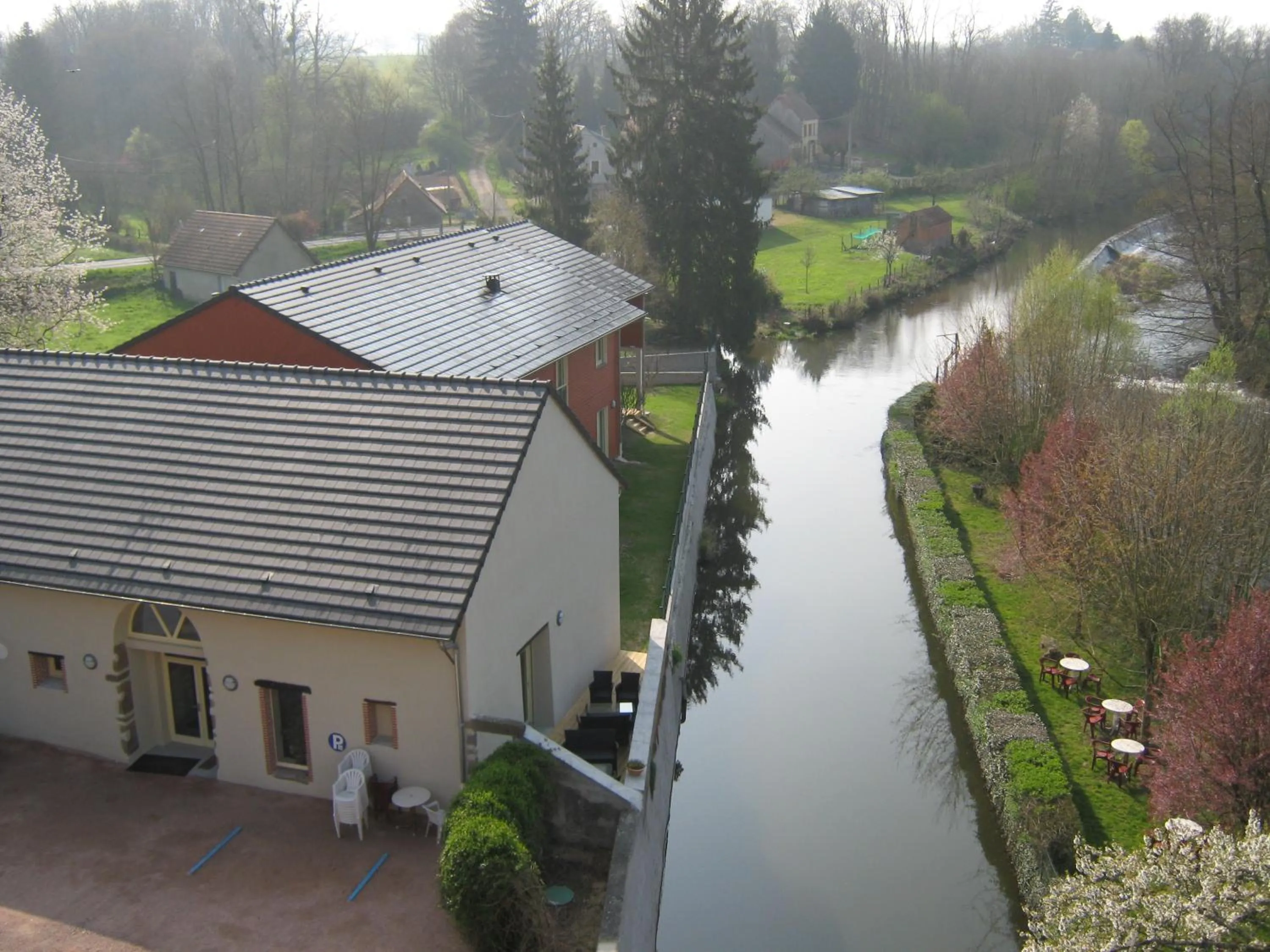 Bird's eye view in Auberge Du Moulin Marin