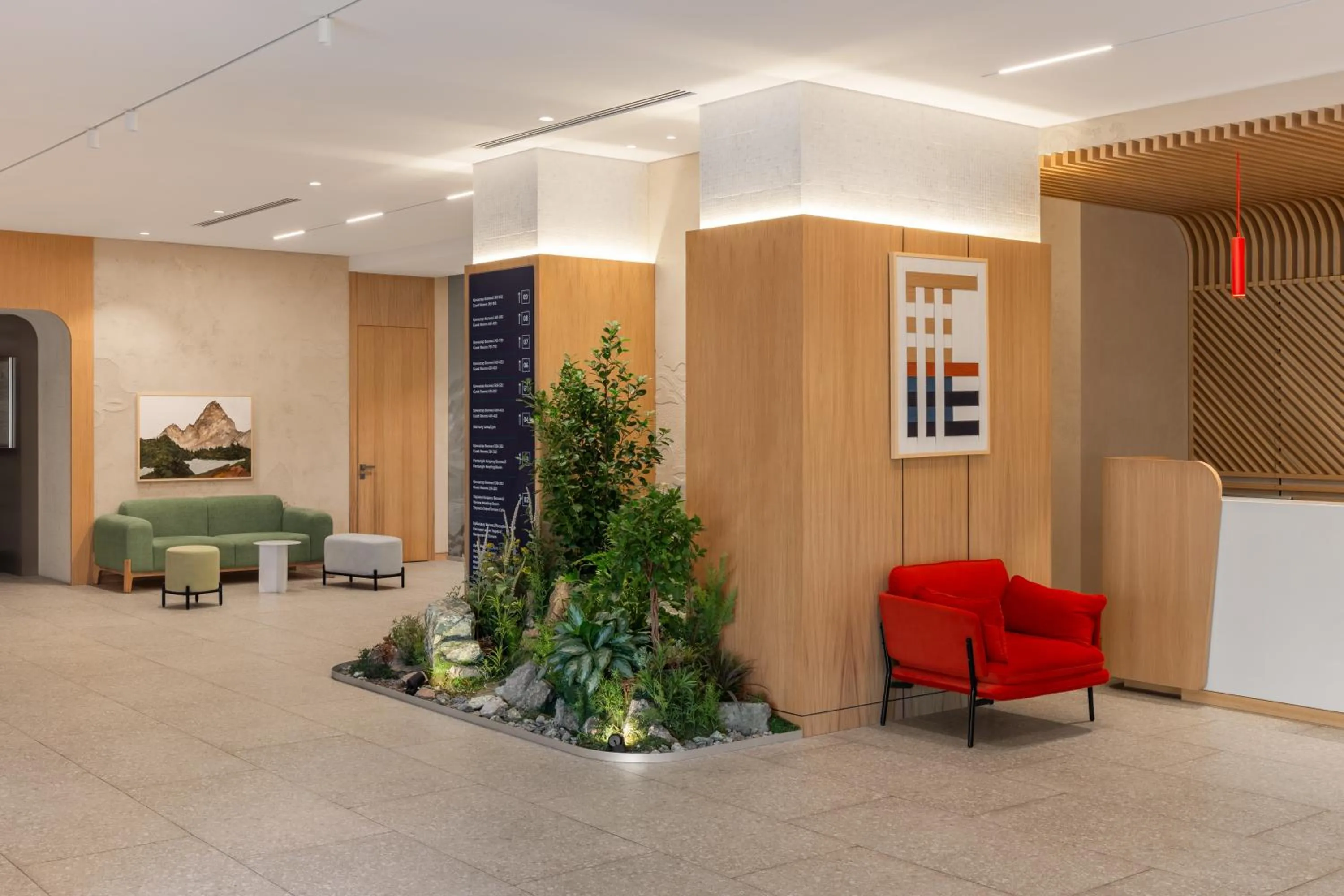 Lobby or reception in Holiday Inn Almaty by IHG