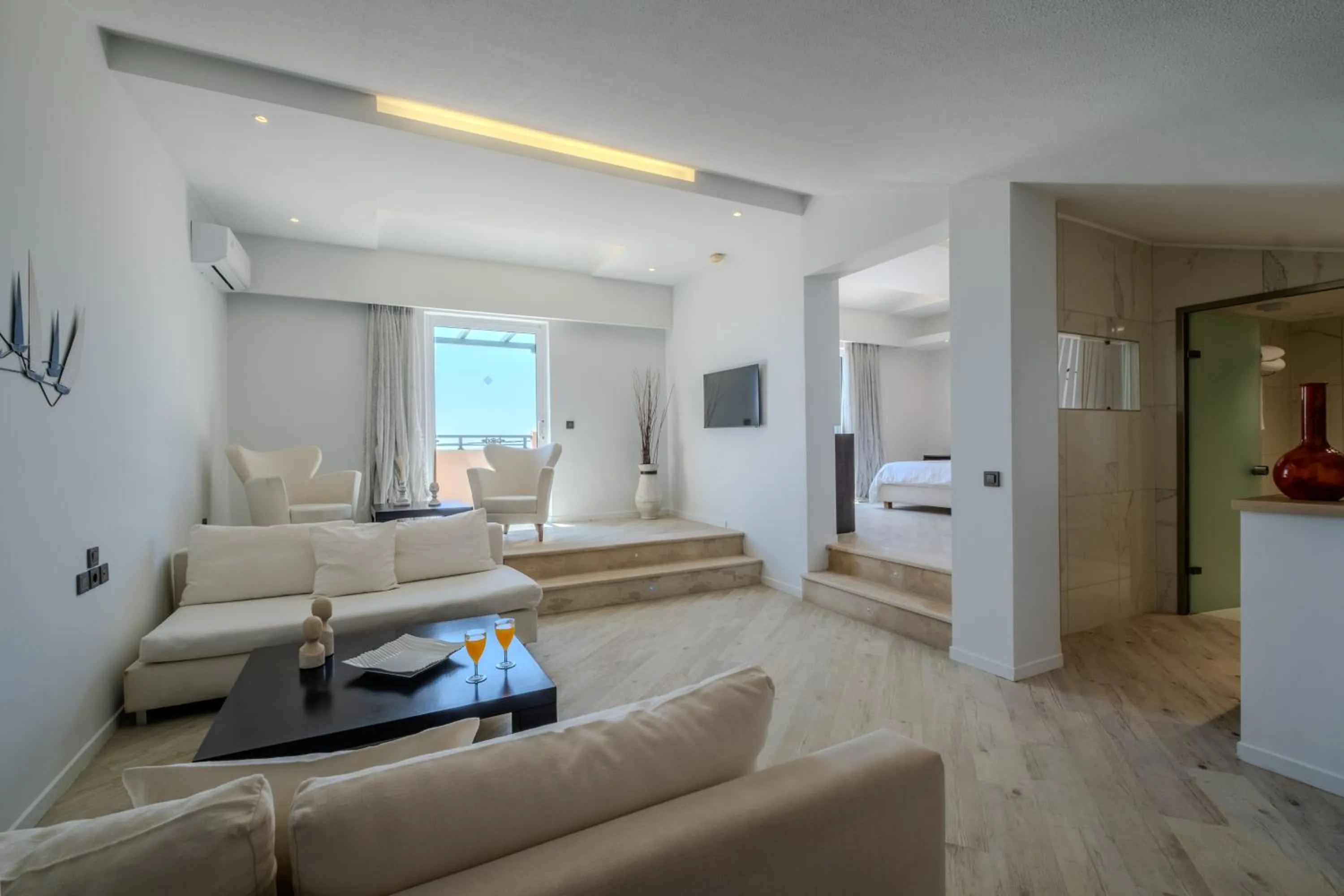 Communal lounge/ TV room in Mediterranean Beach Resort