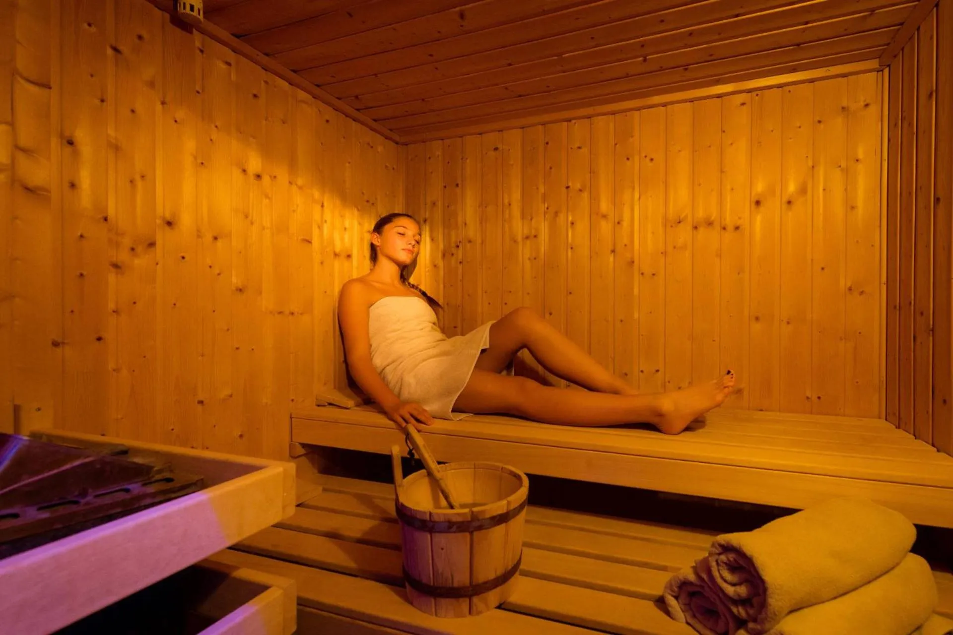 People in Mediterranean Beach Resort