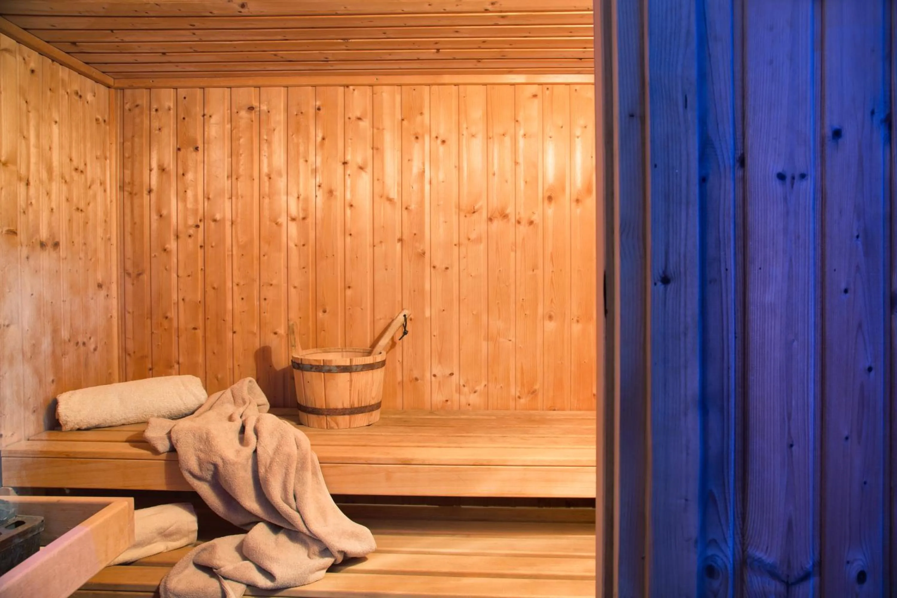 Sauna in Mediterranean Beach Resort