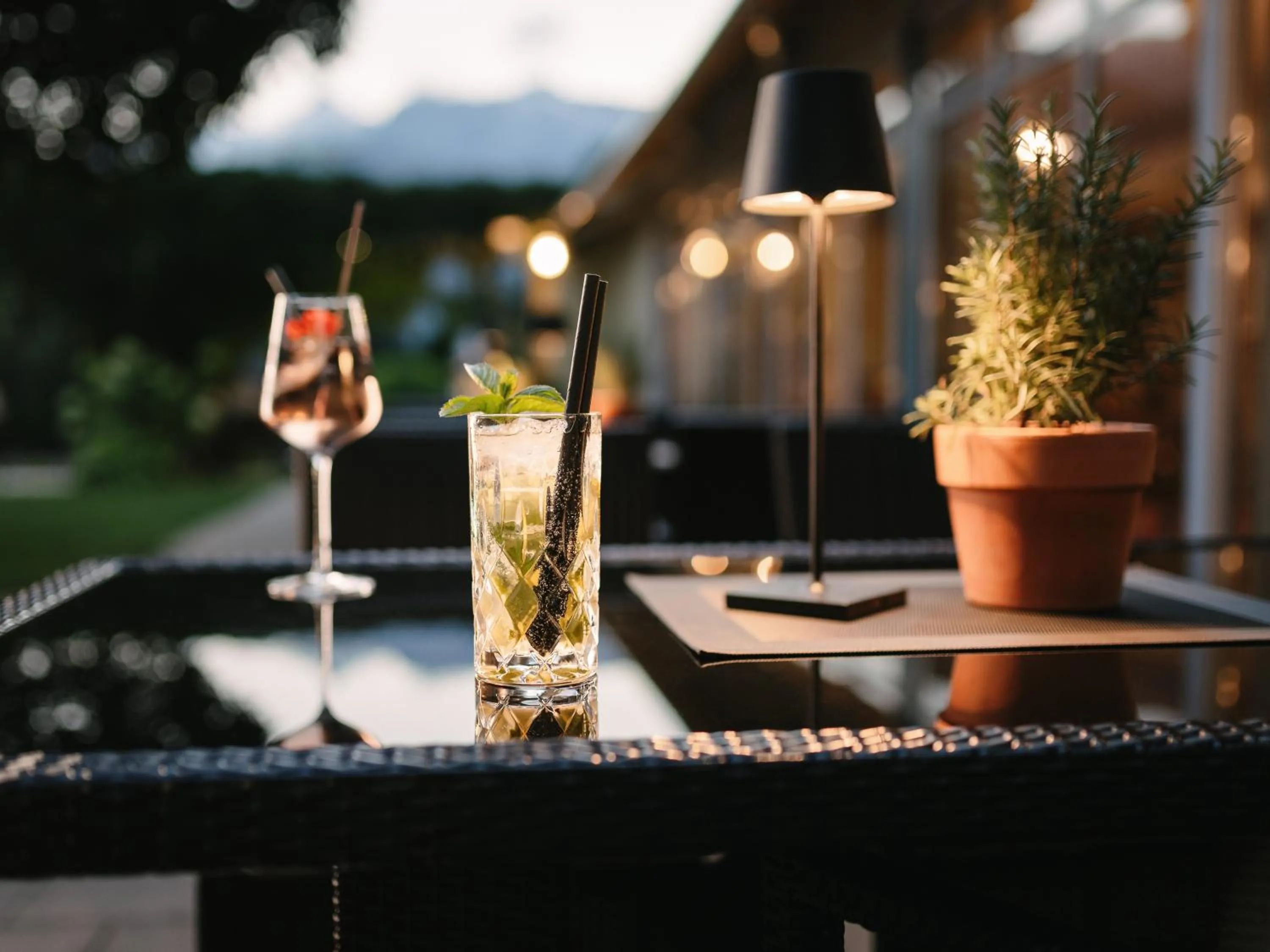 Patio in Hotel Vitalquelle Montafon