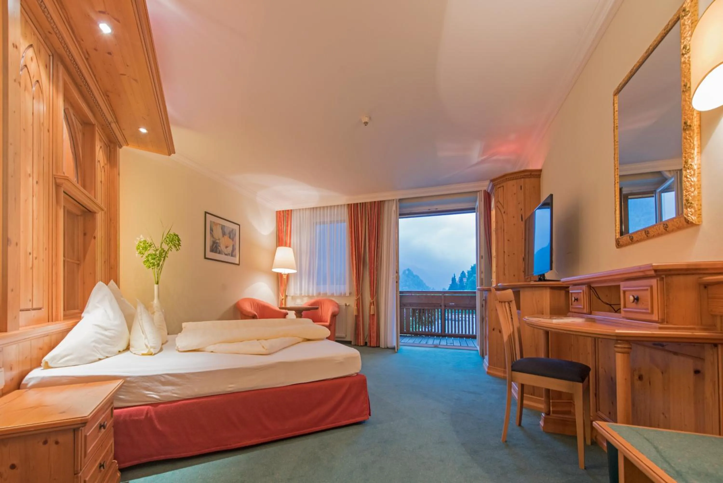 Bed in Hotel Vitalquelle Montafon