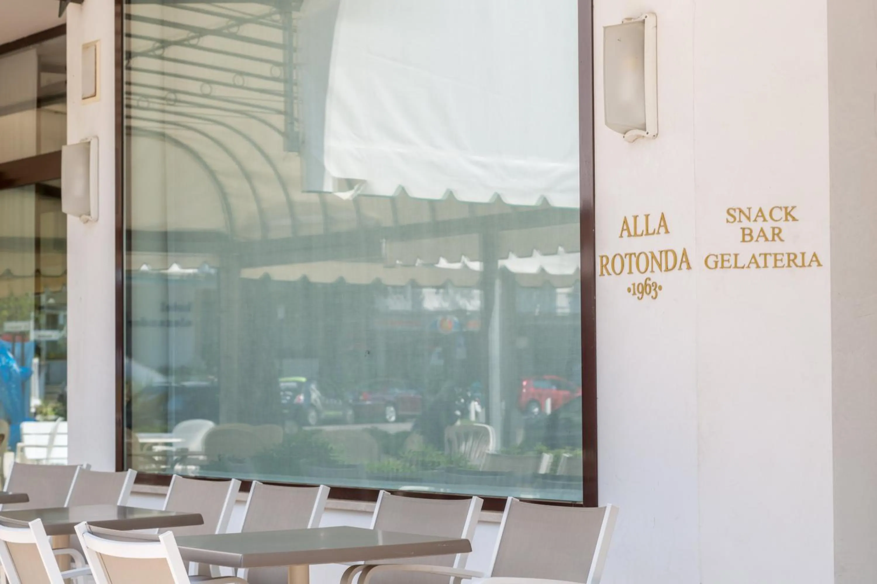 Patio in Hotel Alla Rotonda