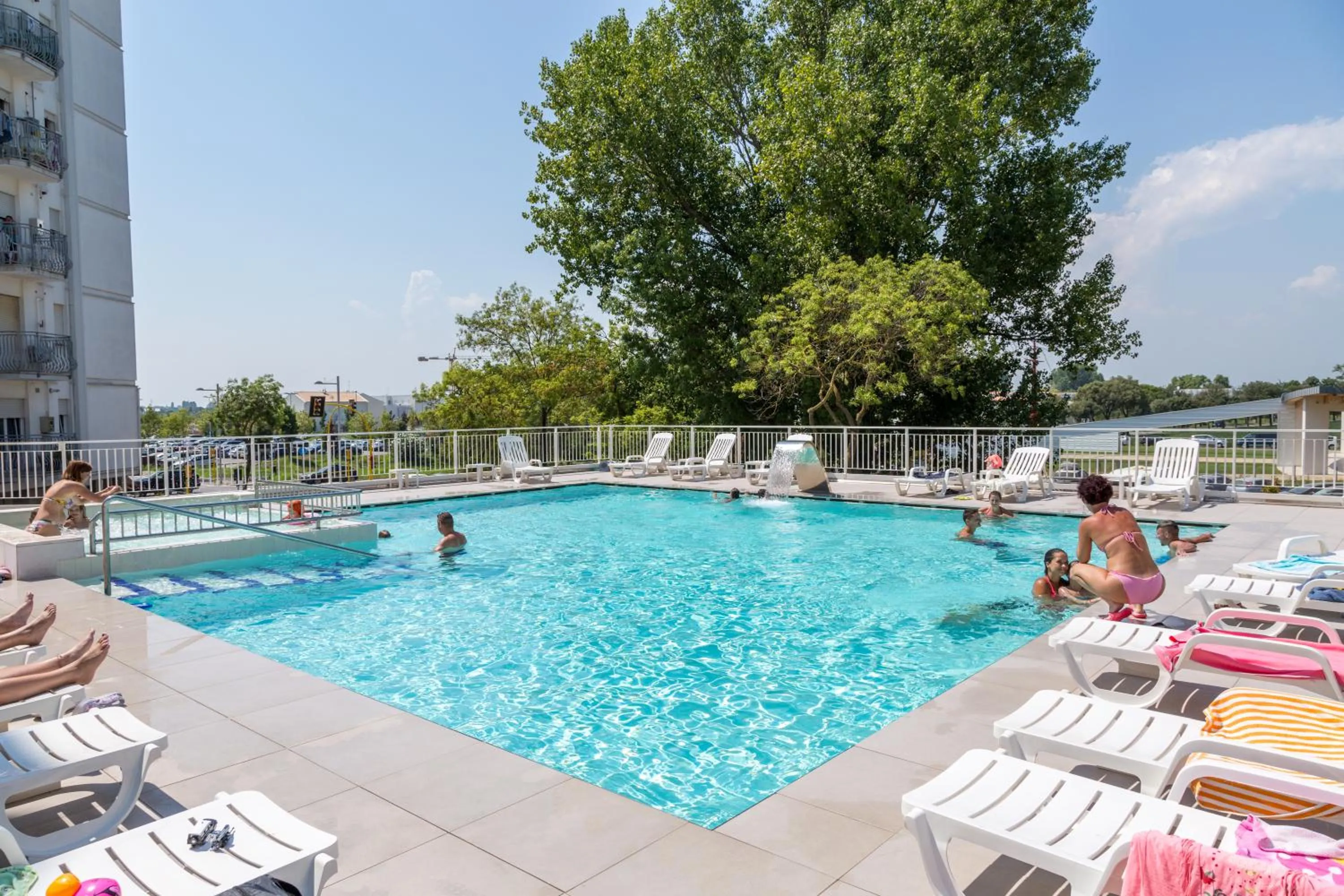 Swimming pool in Hotel Alla Rotonda