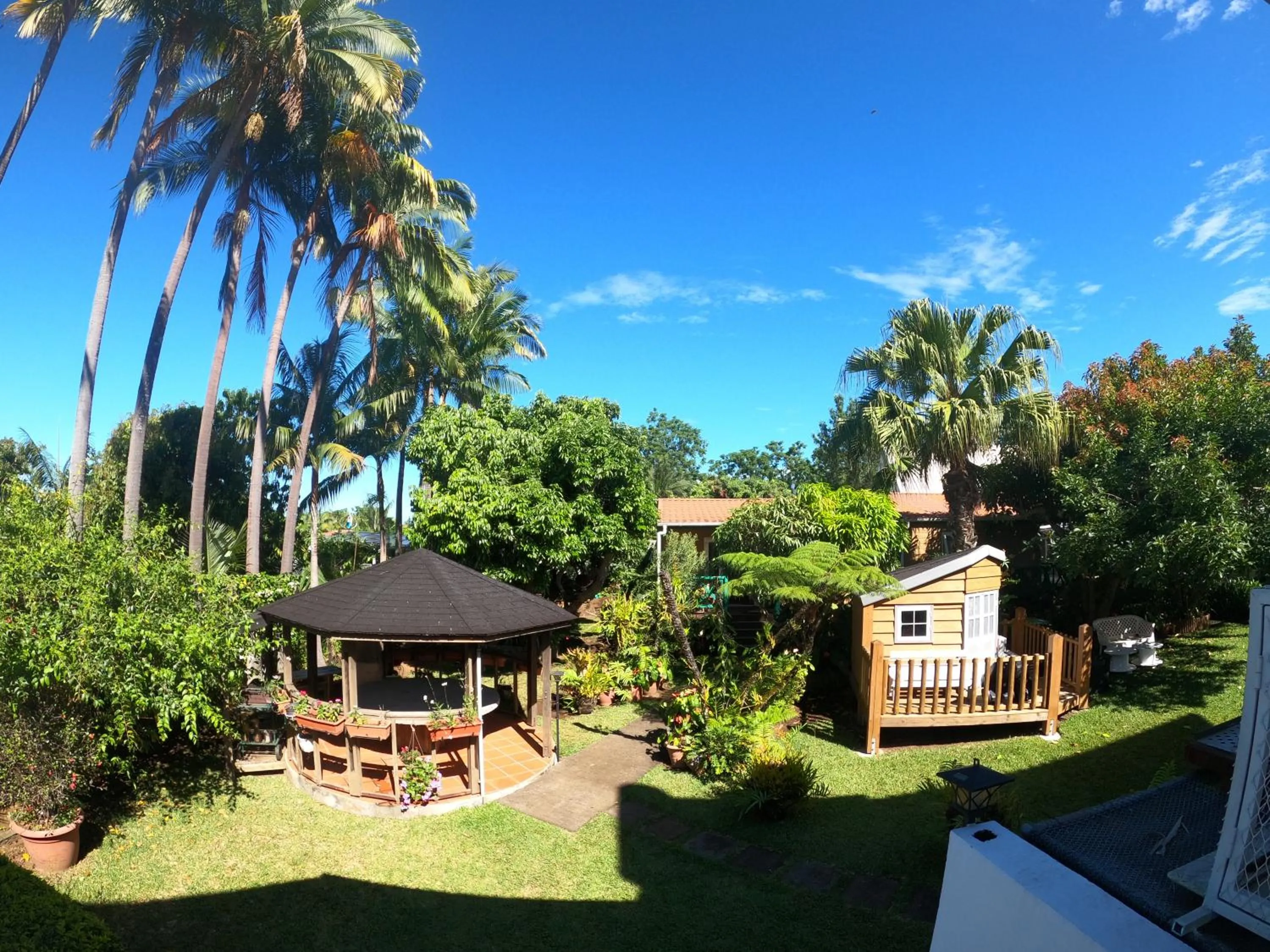 Garden view in Les Agapanthes