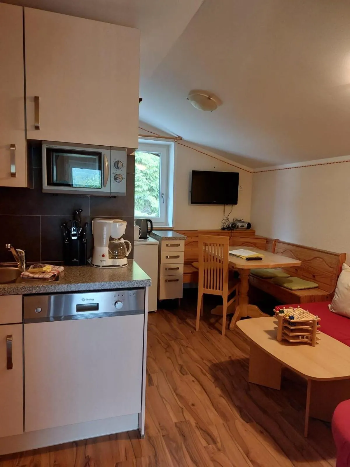 kitchen in Appartements am See