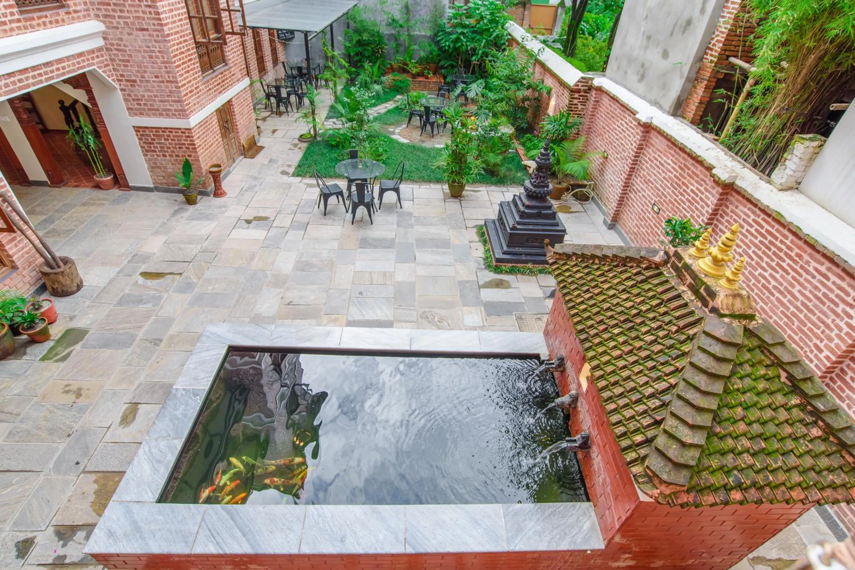 Garden in Hotel Timila