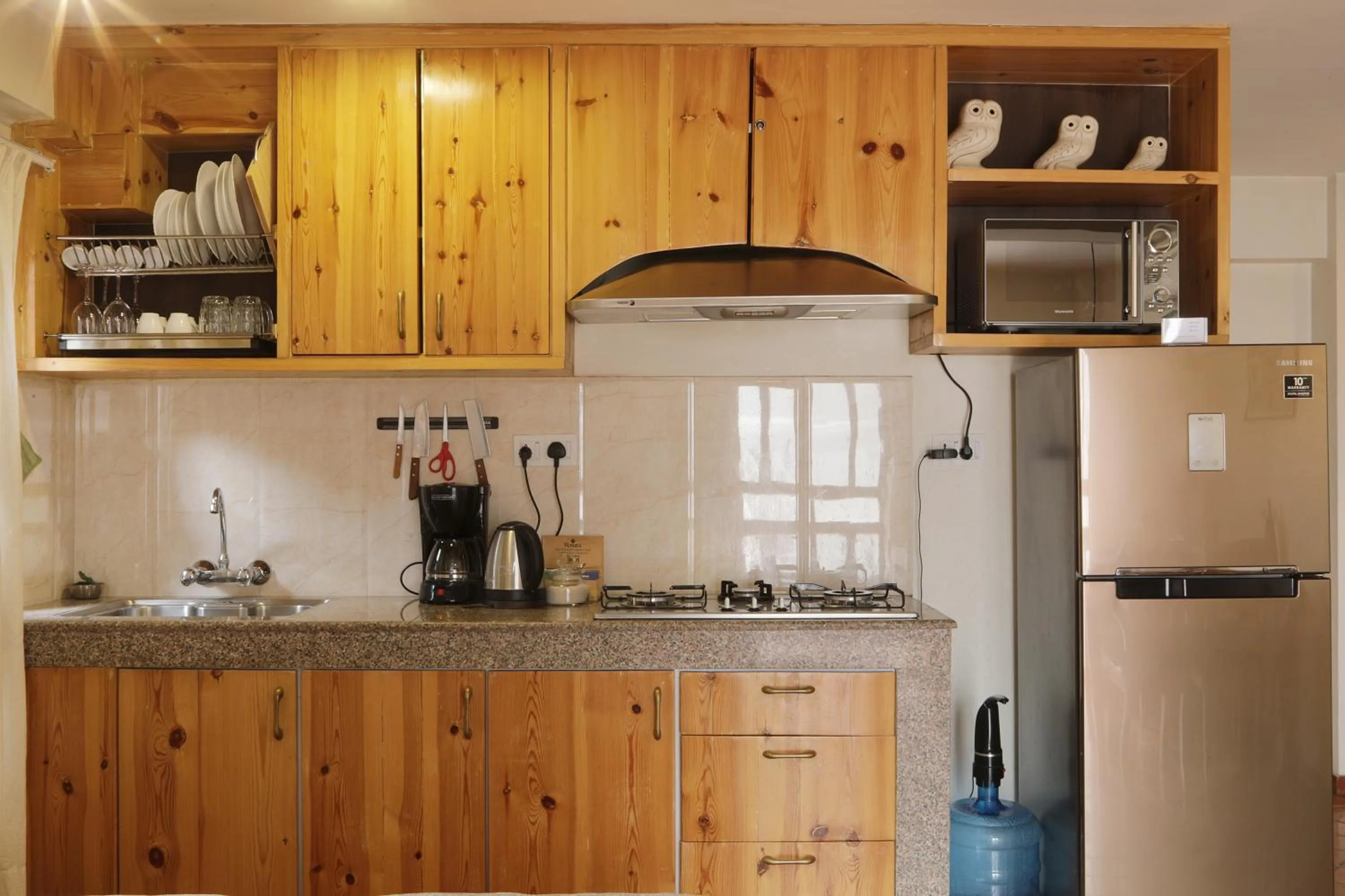 Kitchen or kitchenette in Hotel Timila