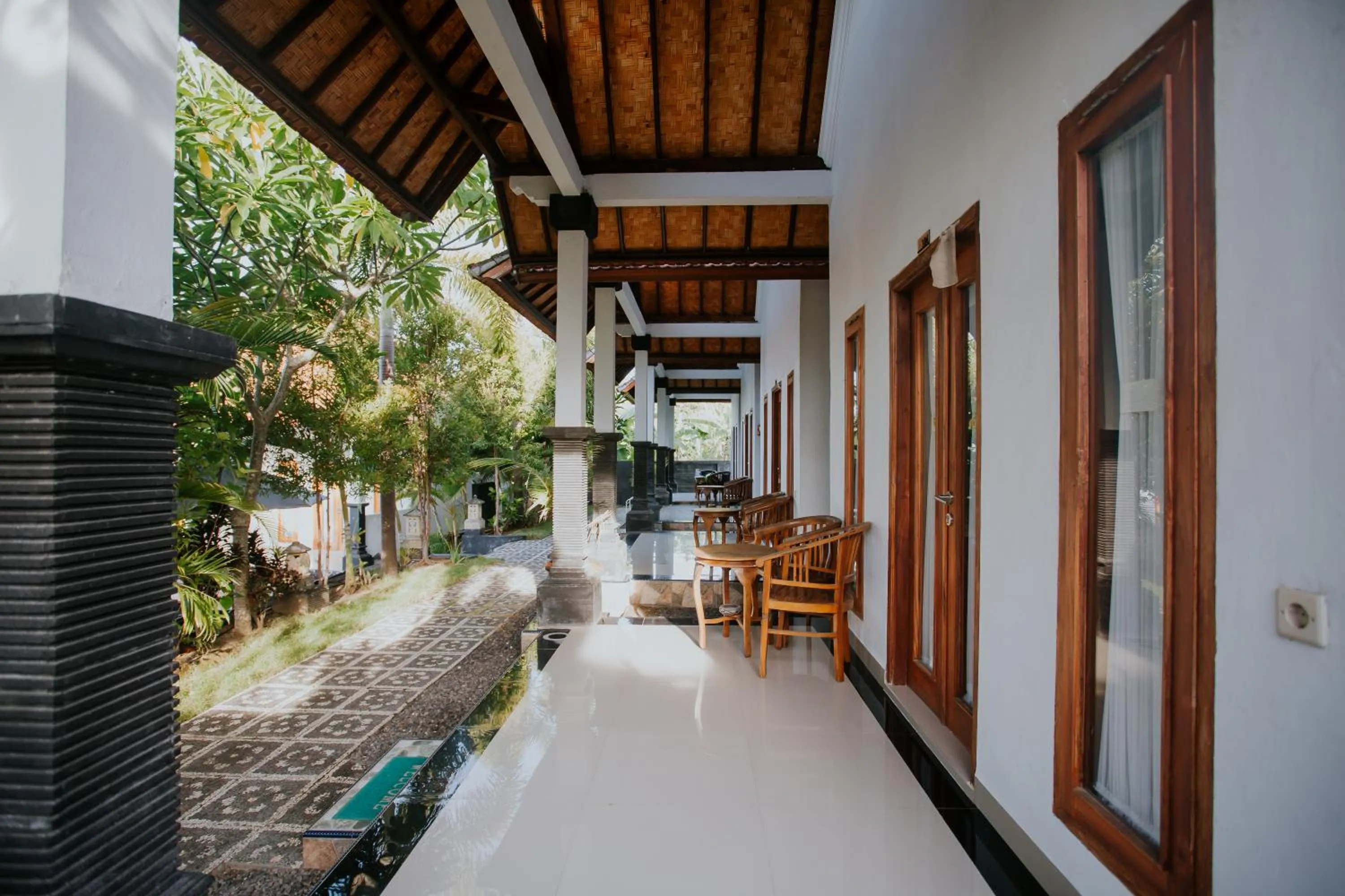 Garden view in The Dagan Bungalow