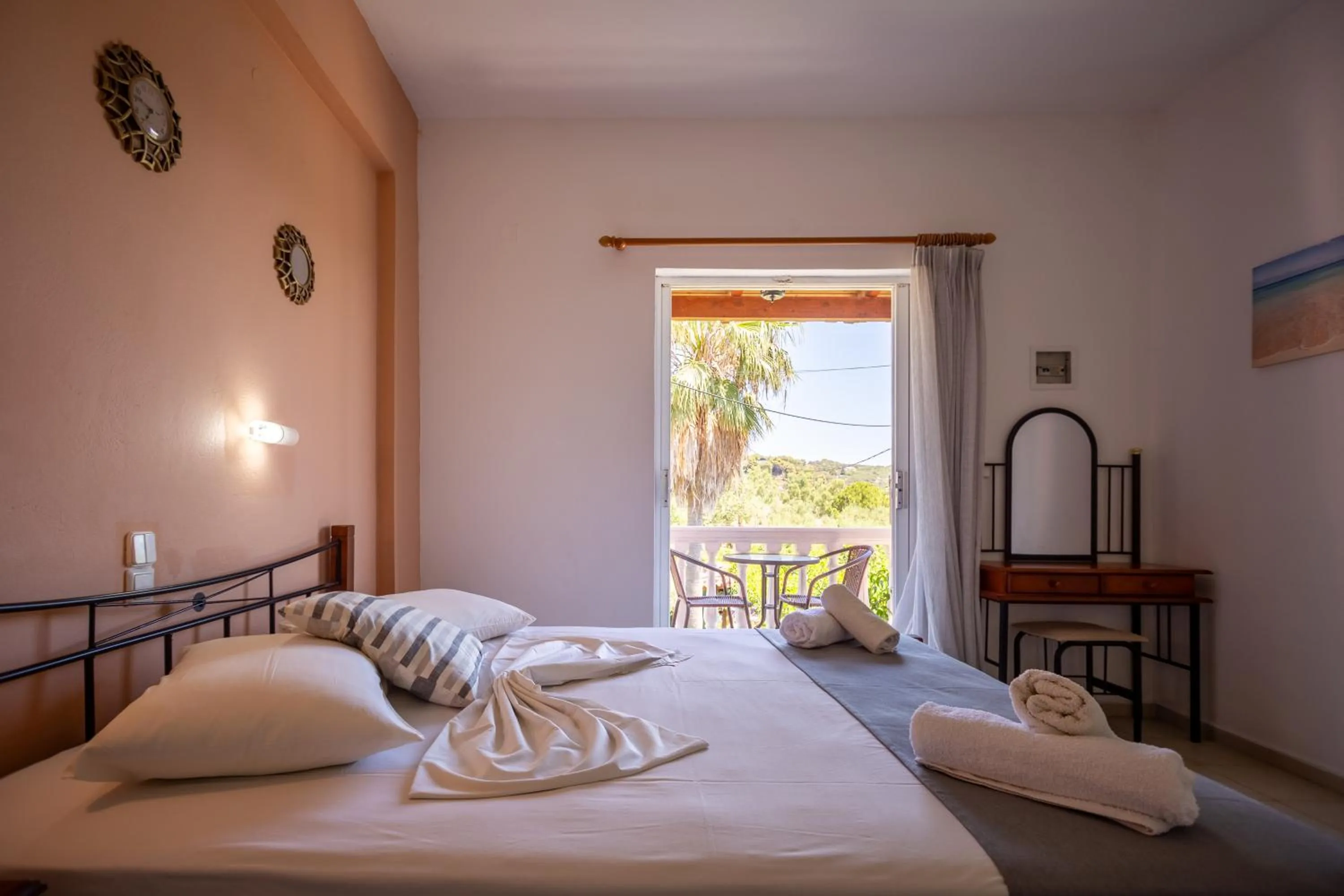 Photo of the whole room, Bed in Kyprianos