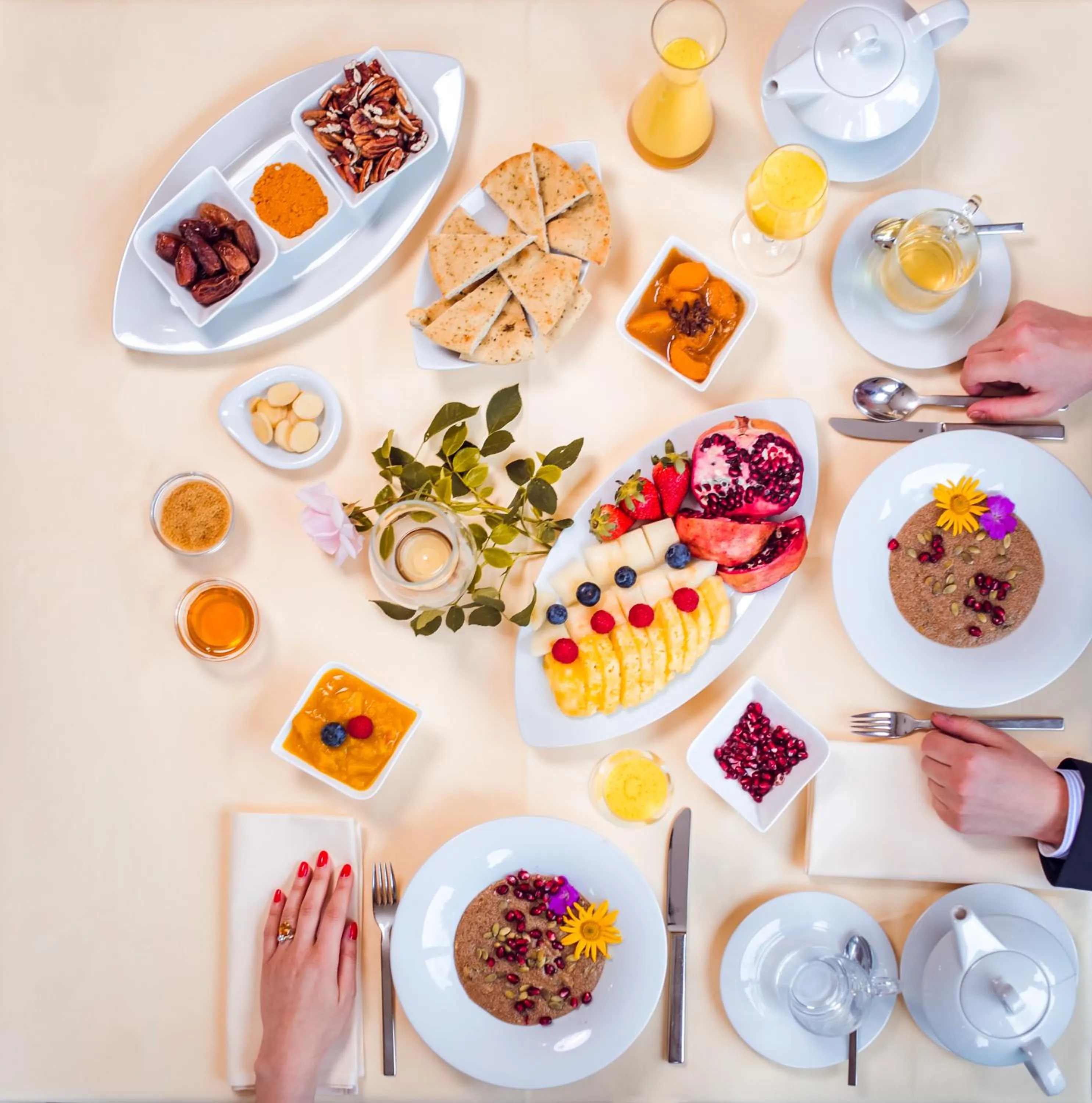 Food and drinks in Hotel Fontana