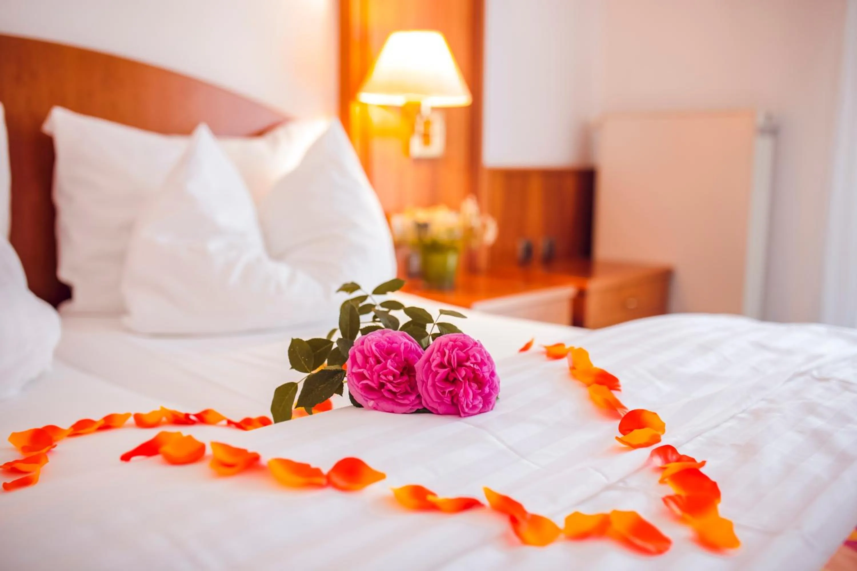 Bed in Hotel Fontana