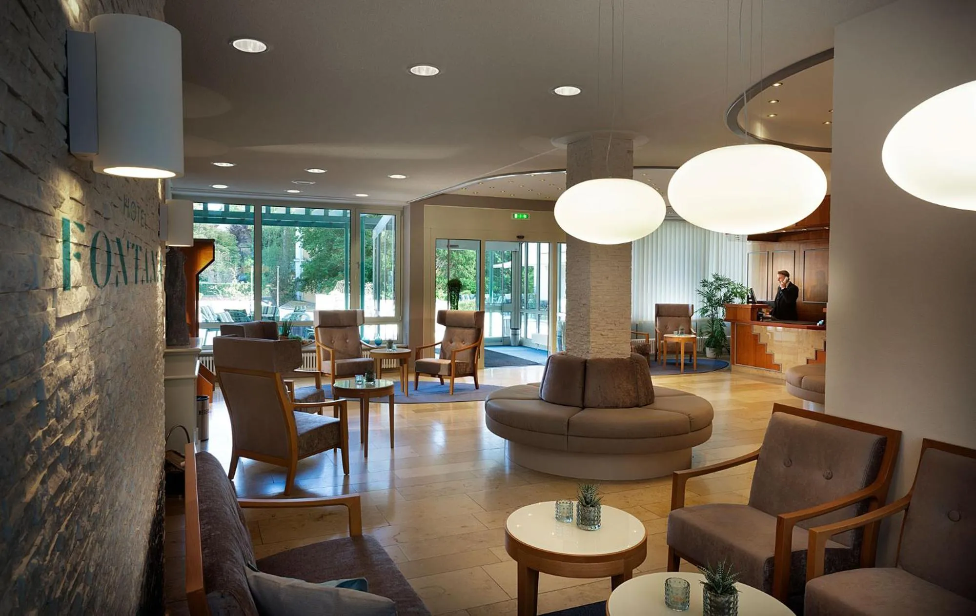 Lobby or reception in Hotel Fontana