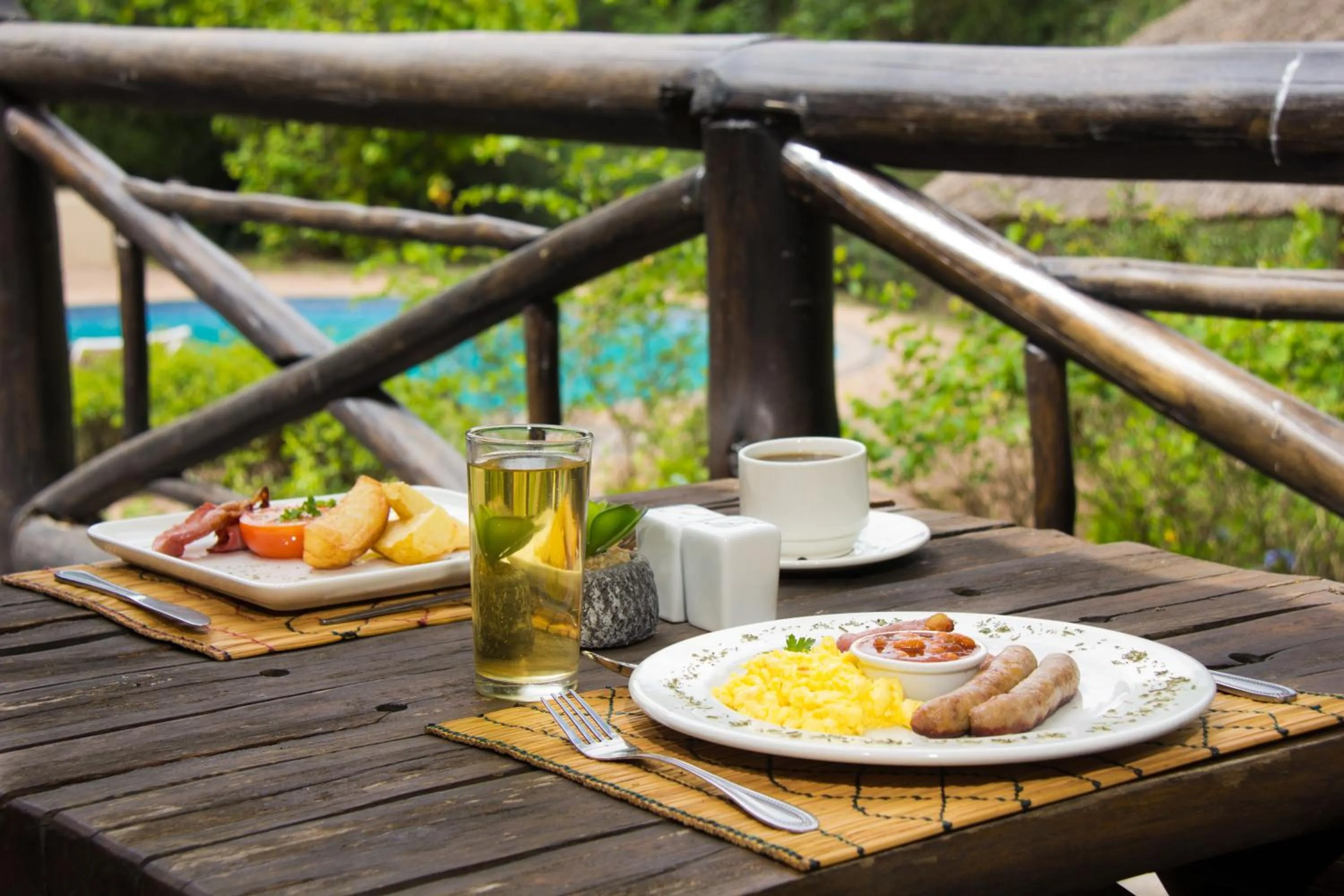 Food and drinks in Kruger Adventure Lodge