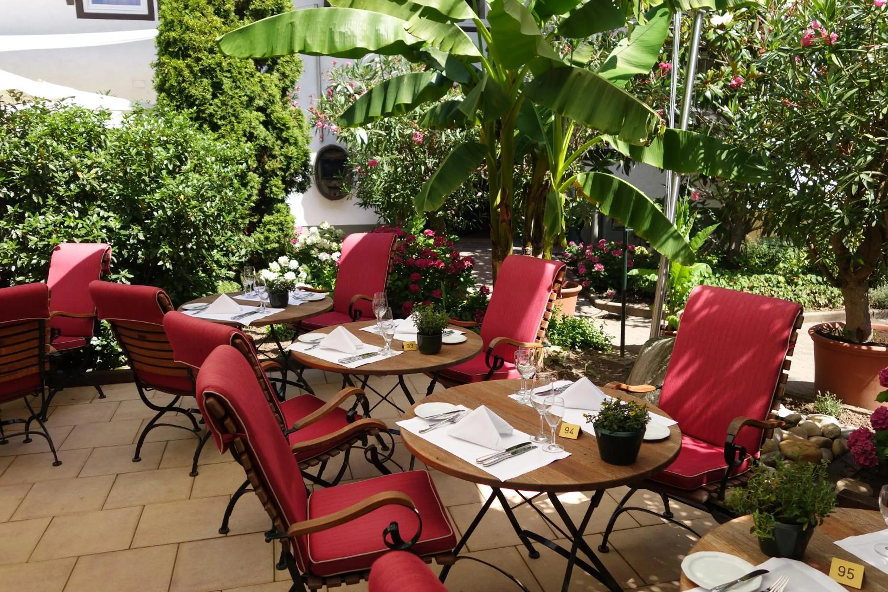 Patio in Hotel Restaurant Krone