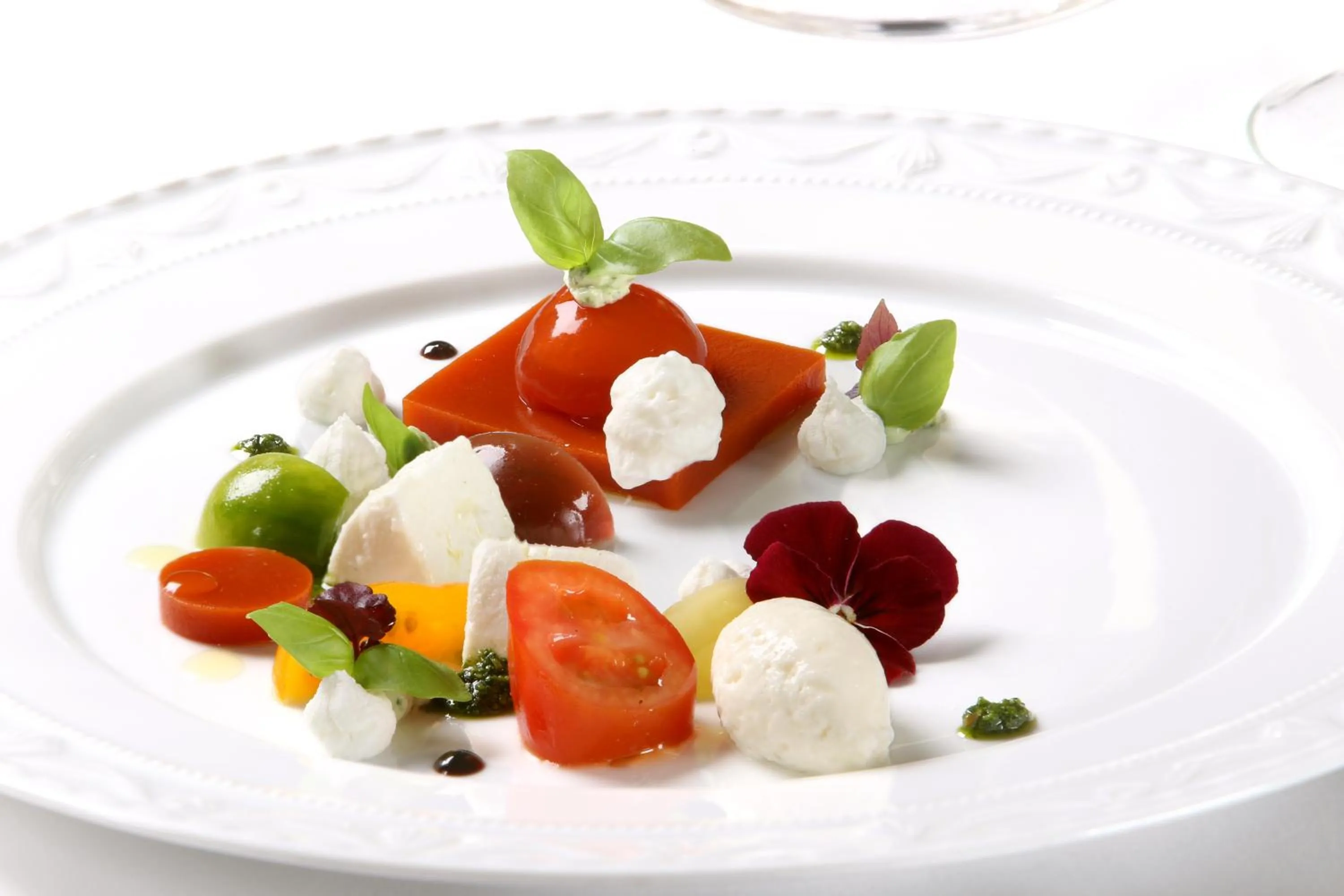 Food close-up in Hotel Restaurant Krone