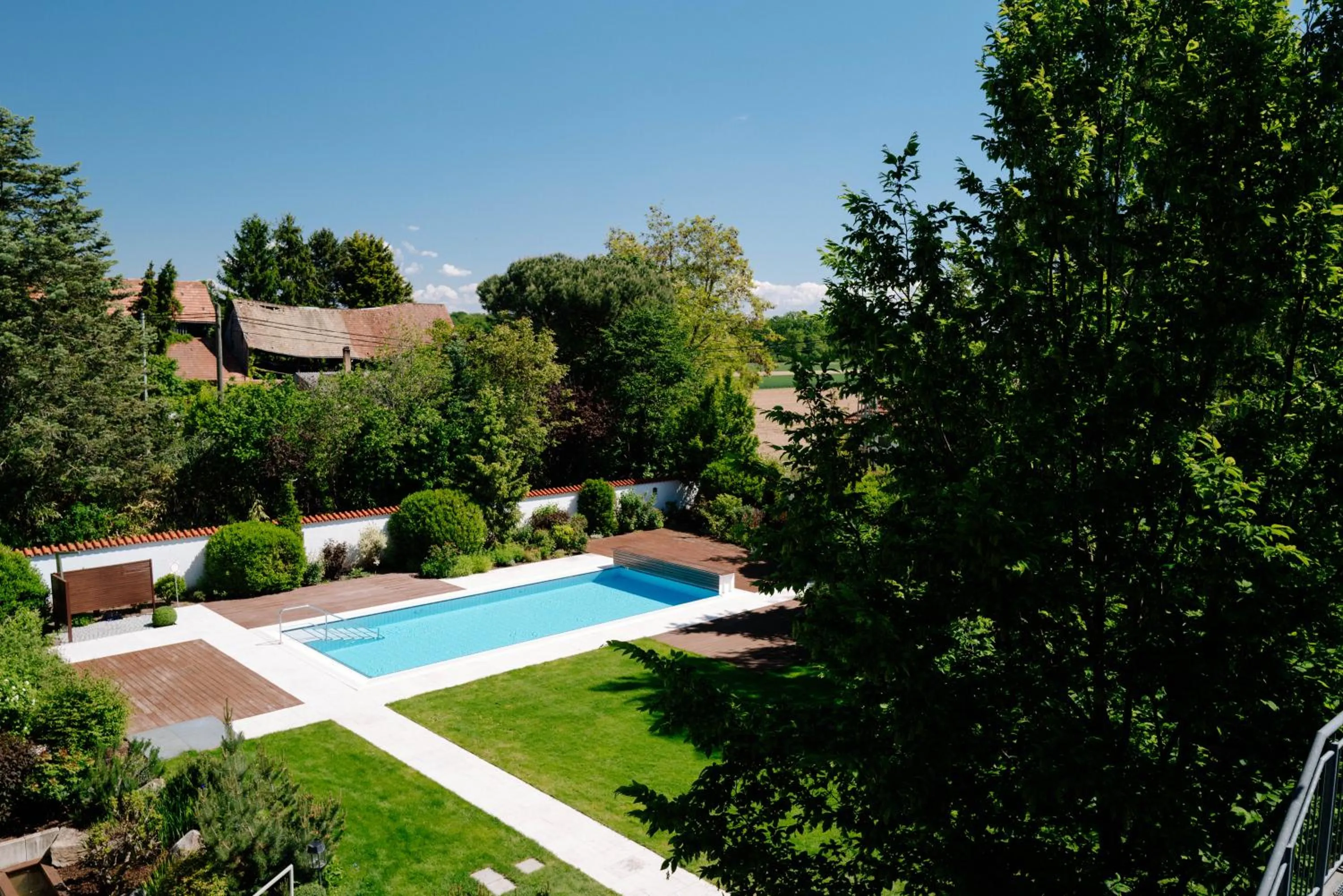 Garden in Hotel Krone