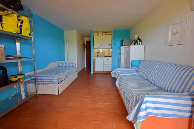 Living room, Bed in Marinella, Sardegna