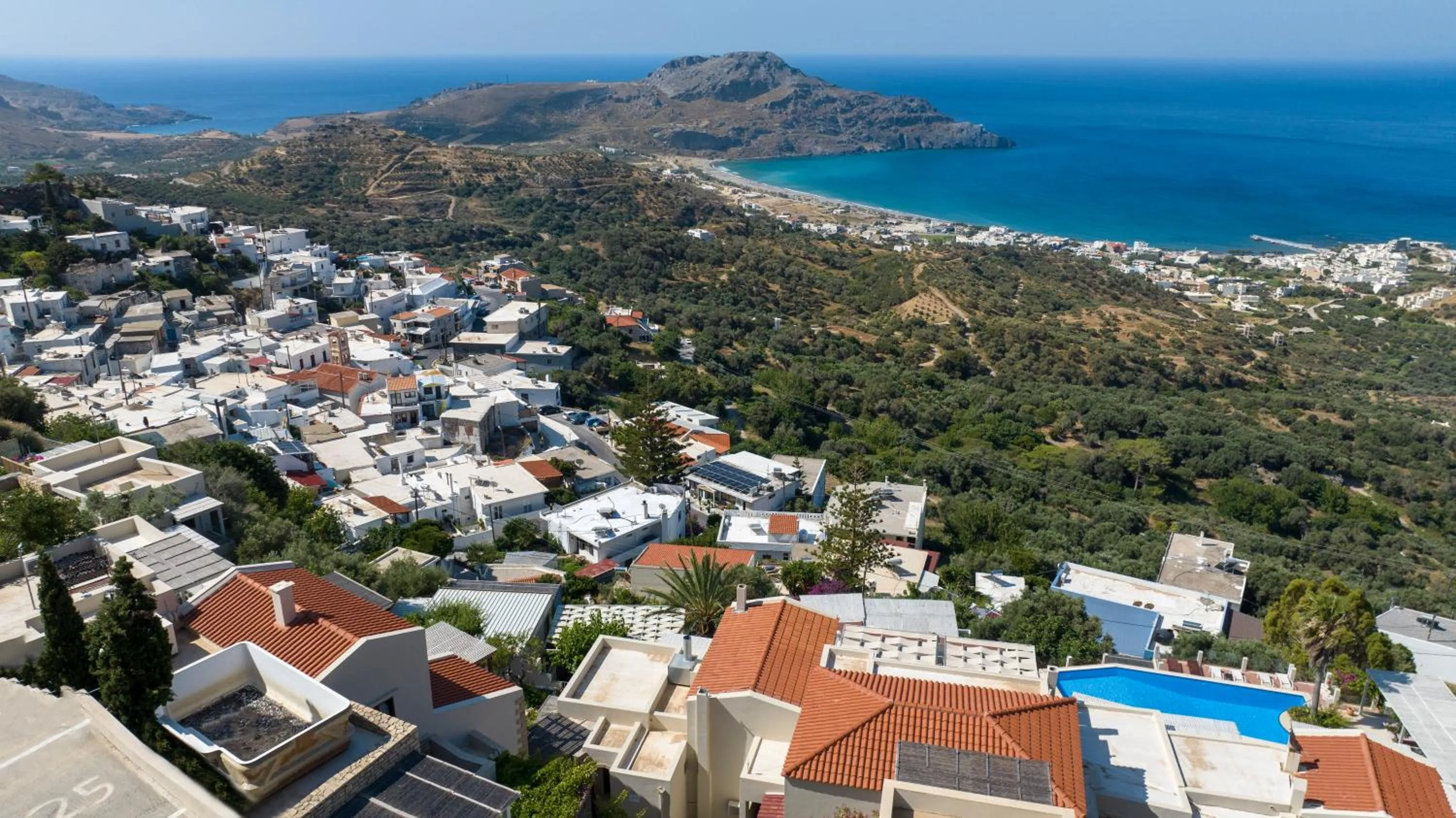 Location in Stefanos Village Hotel