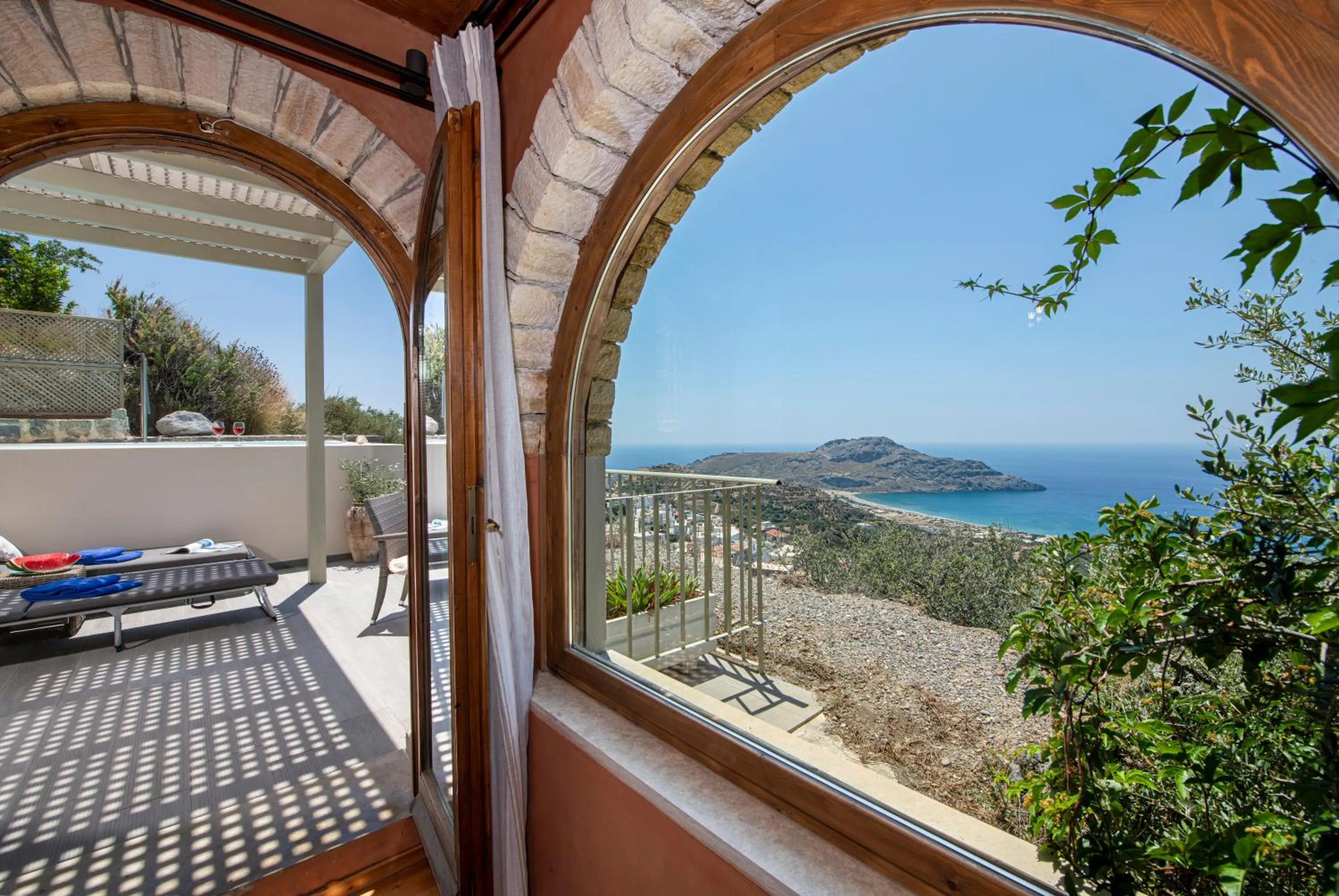 Balcony/Terrace in Stefanos Village Hotel