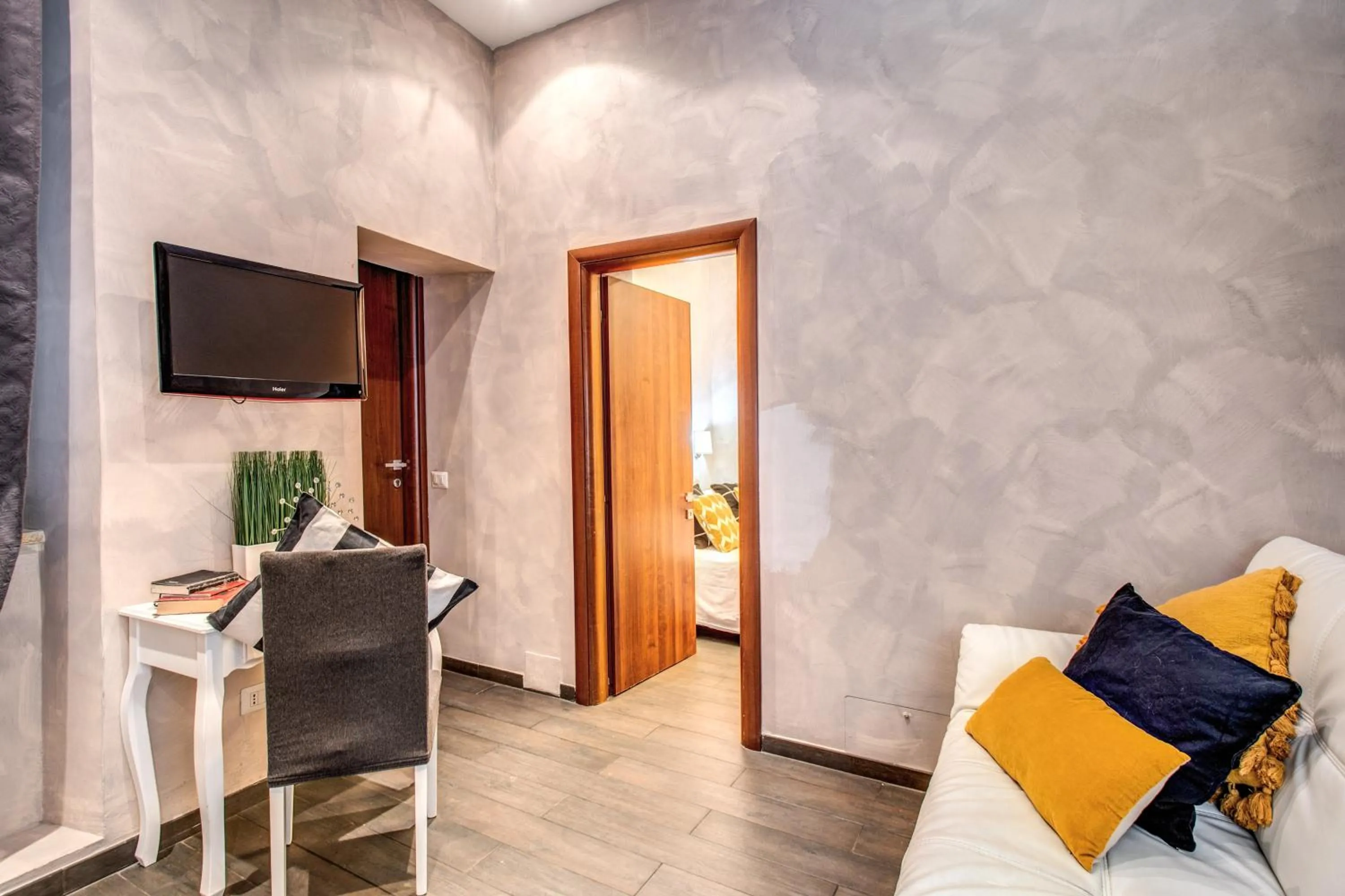 Living room, Bed in La Residenza Dell'Angelo