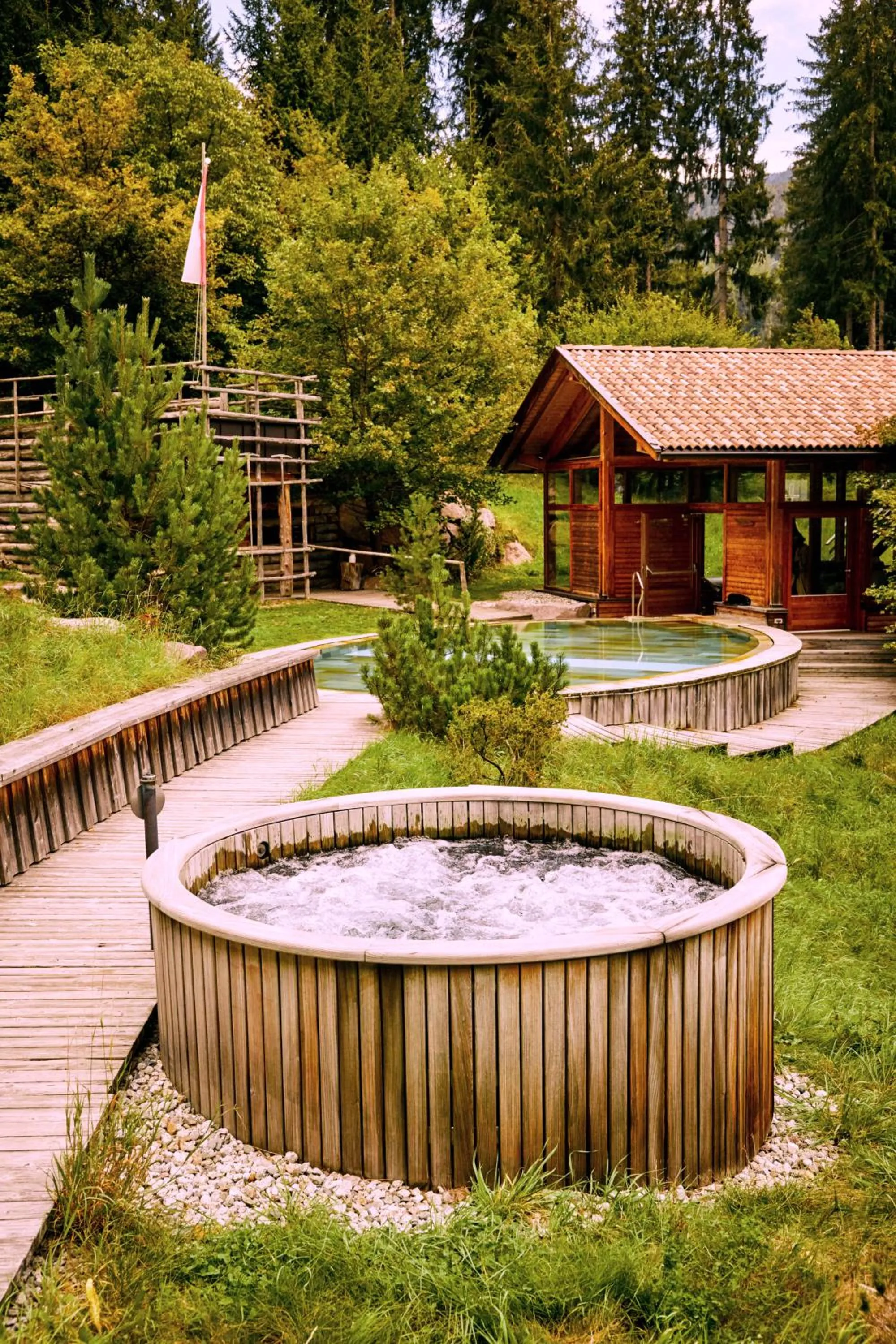 Hot Tub in Hotel Bad Schörgau